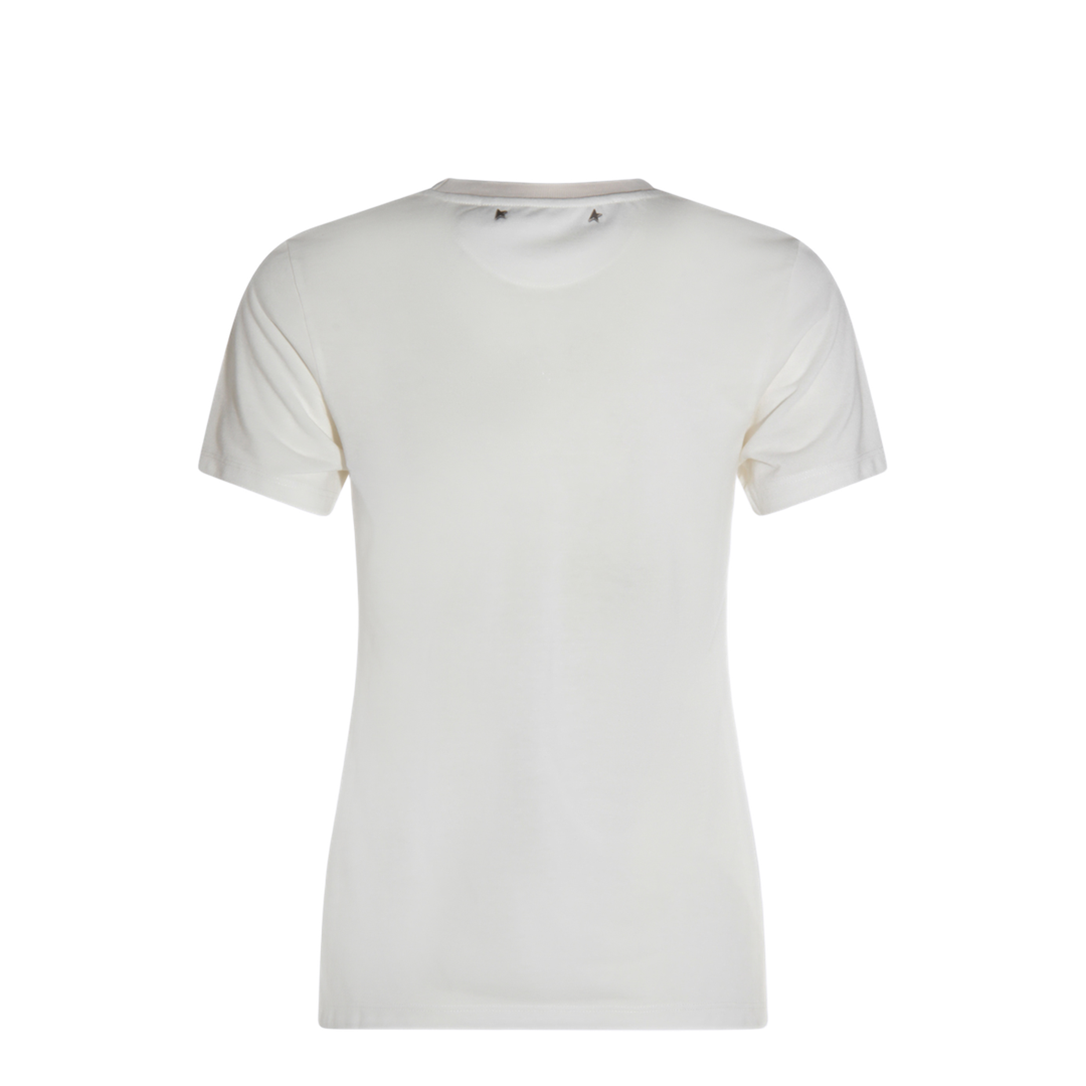 White T-Shirt with Print on the Front