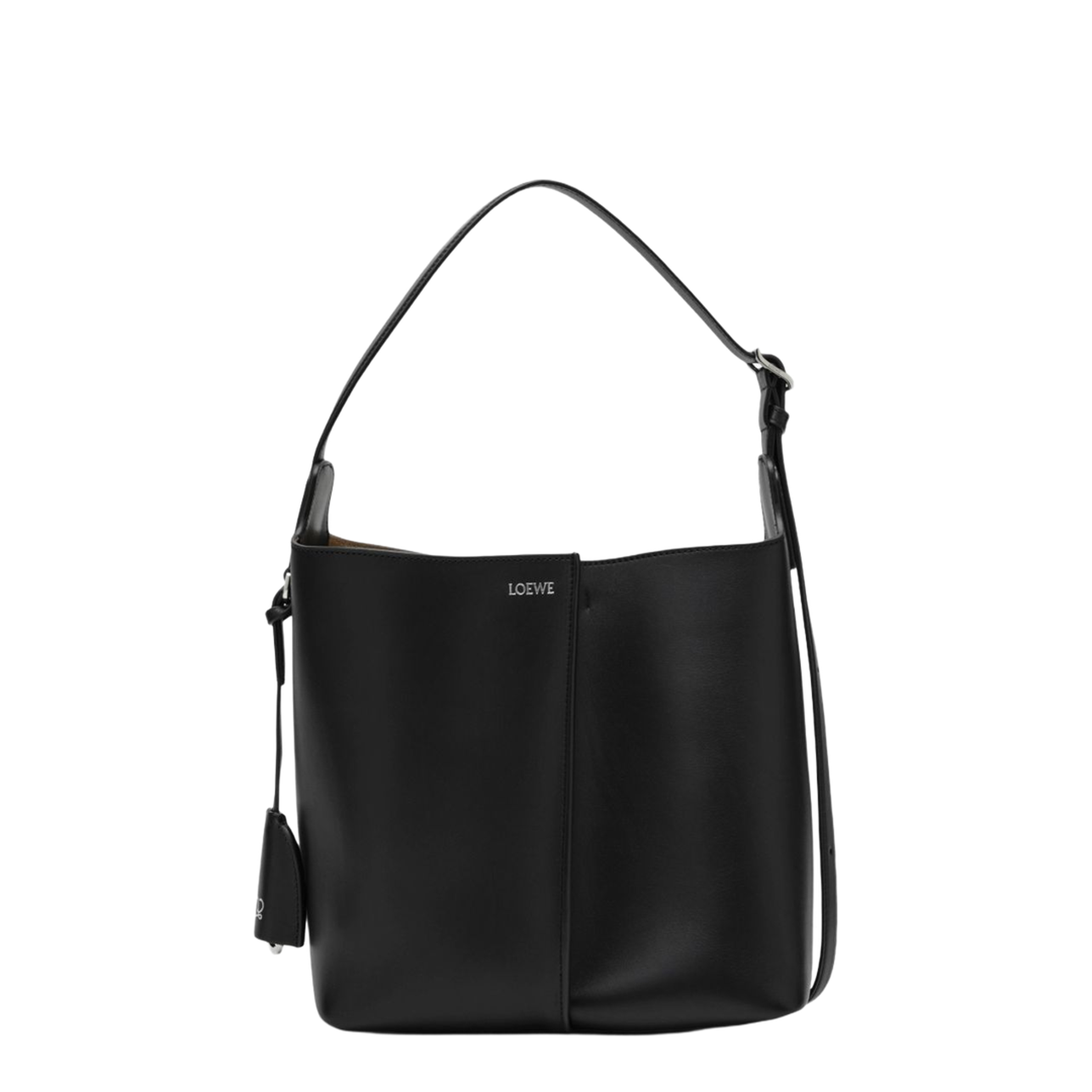 Loop Hobo Medium Calfskin Hobo - Black