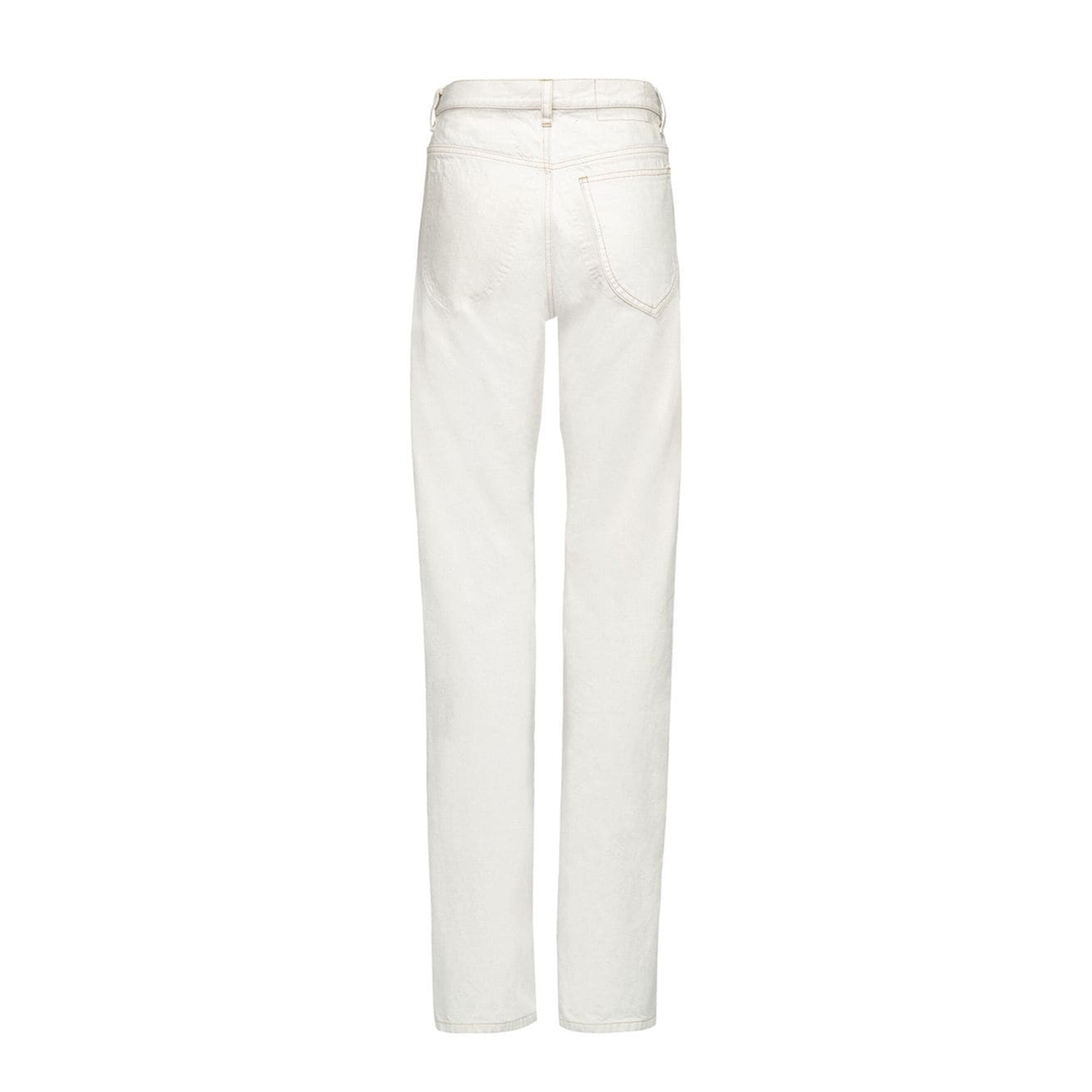 High-Waisted Straight-Leg Jeans