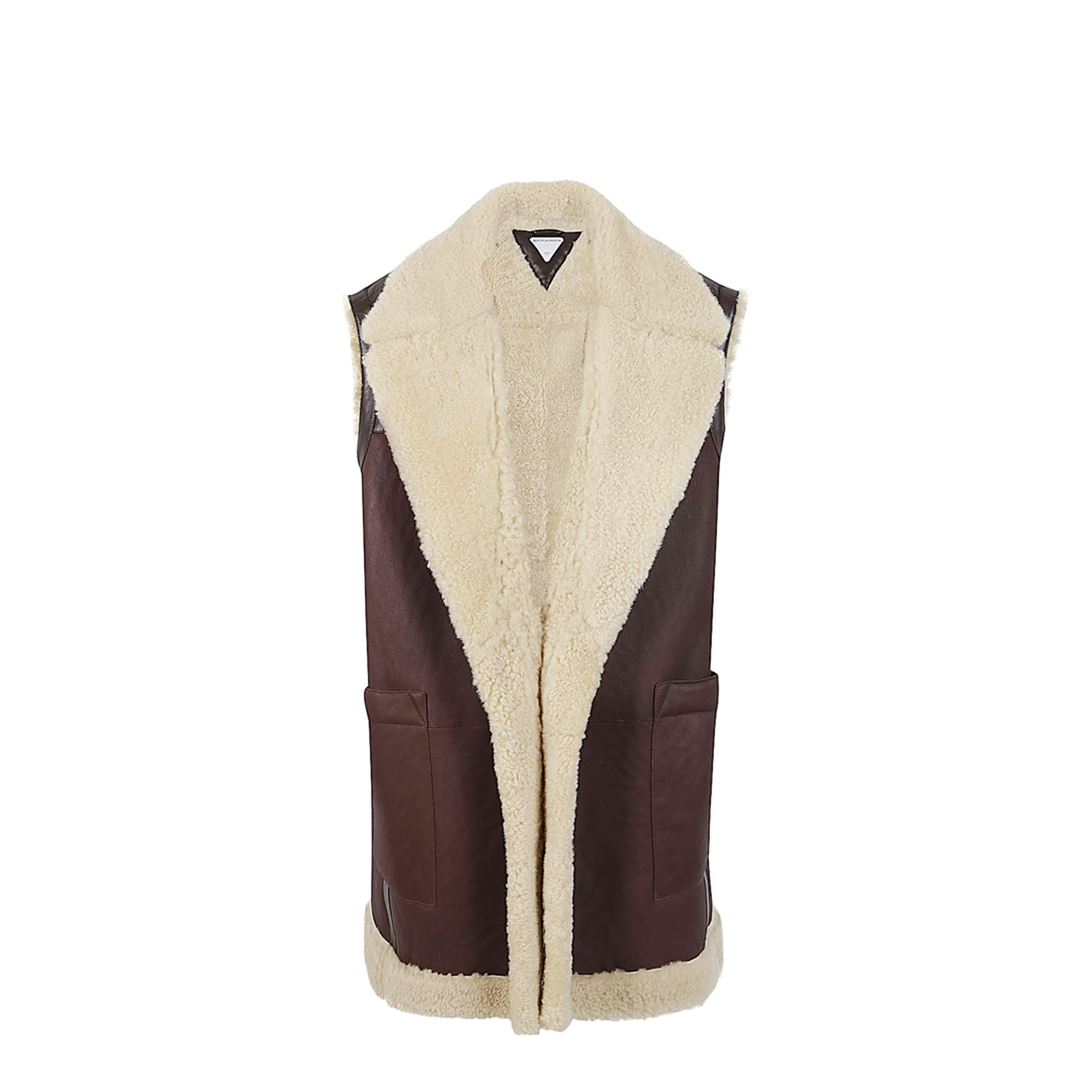 Leather Shearling Vest