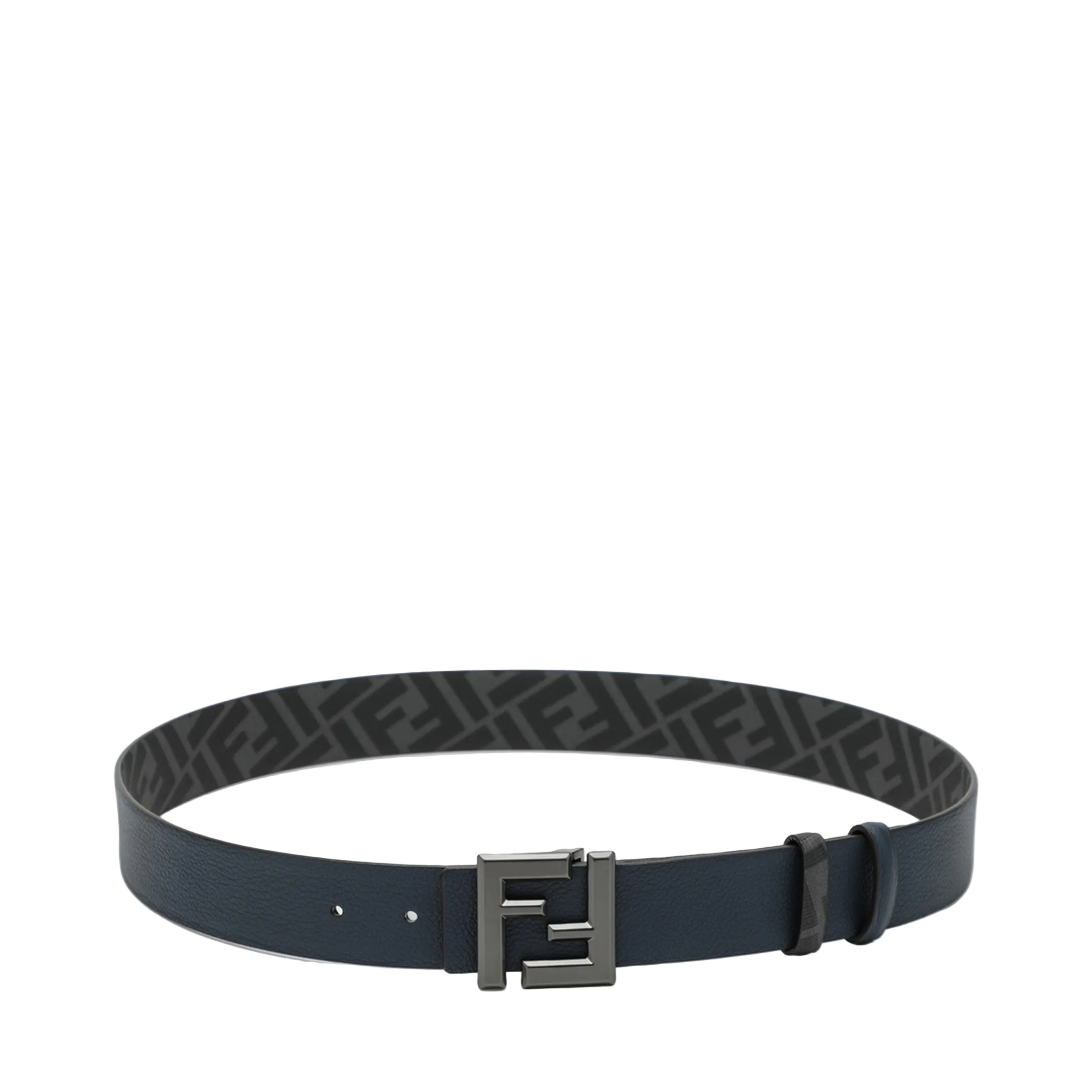 Squared FF Belt Leather Blue