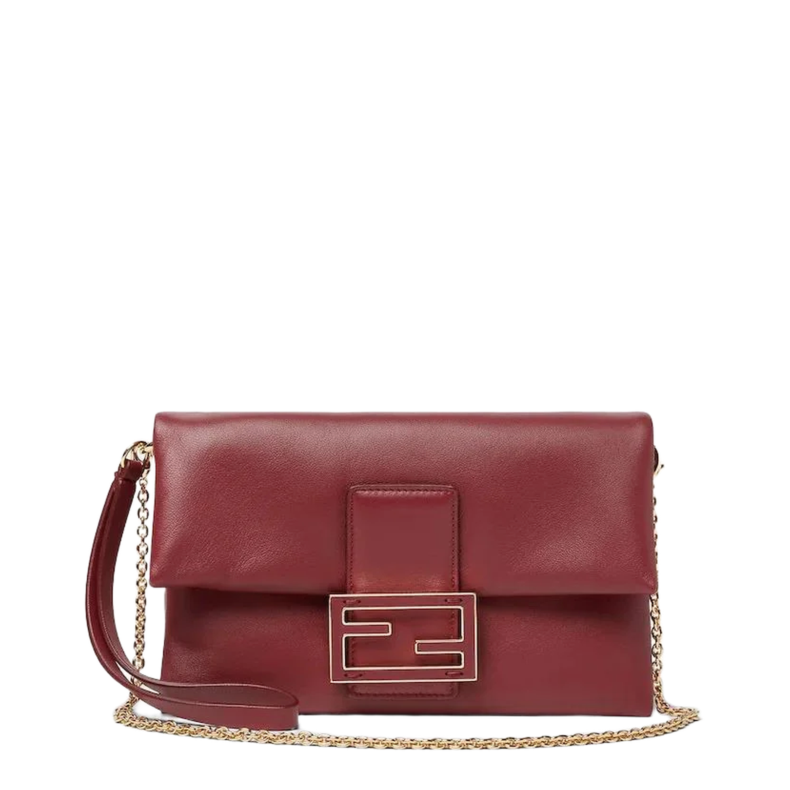 Baguette Pouch Leather Red