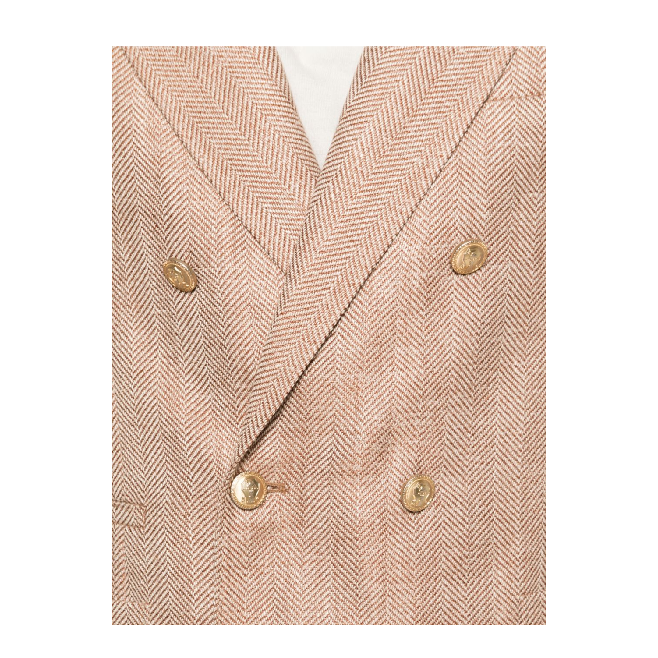 Double Breasted Jacket Orange