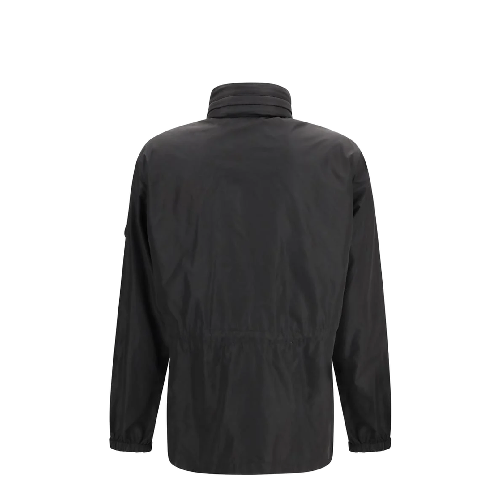 Check Motif Nylon Jacket