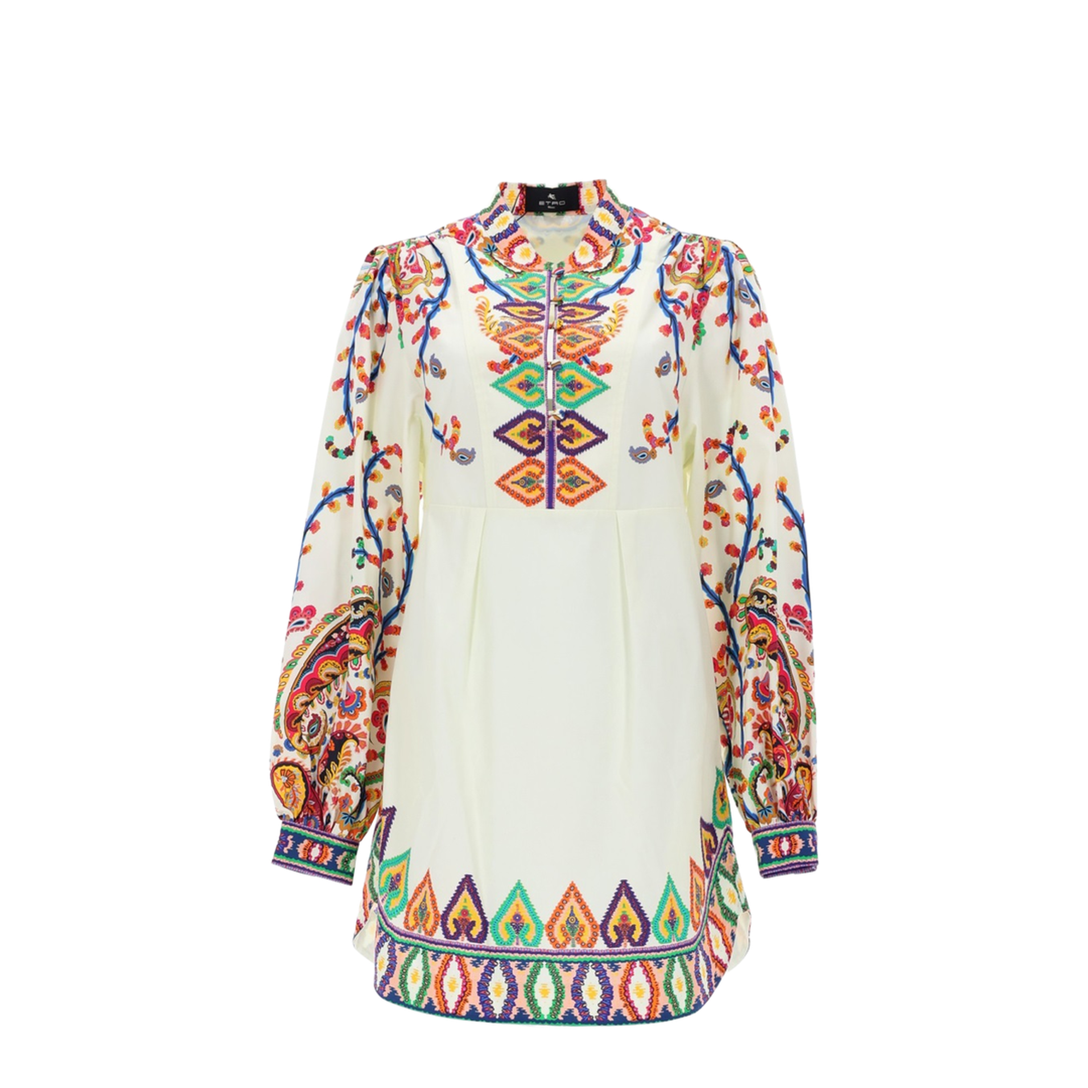 Printed Poplin Dress