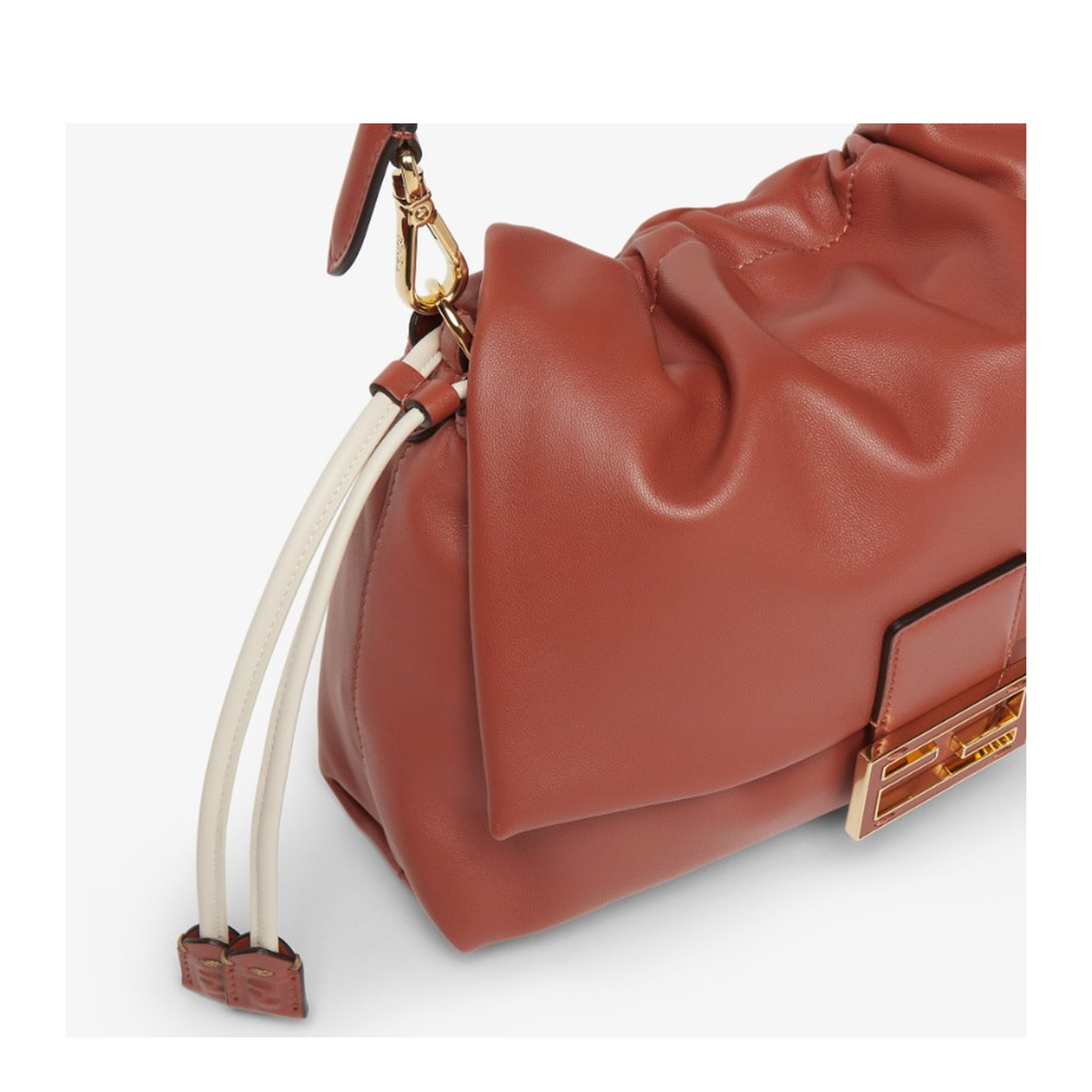Mamma Baguette Medium Leather Brown