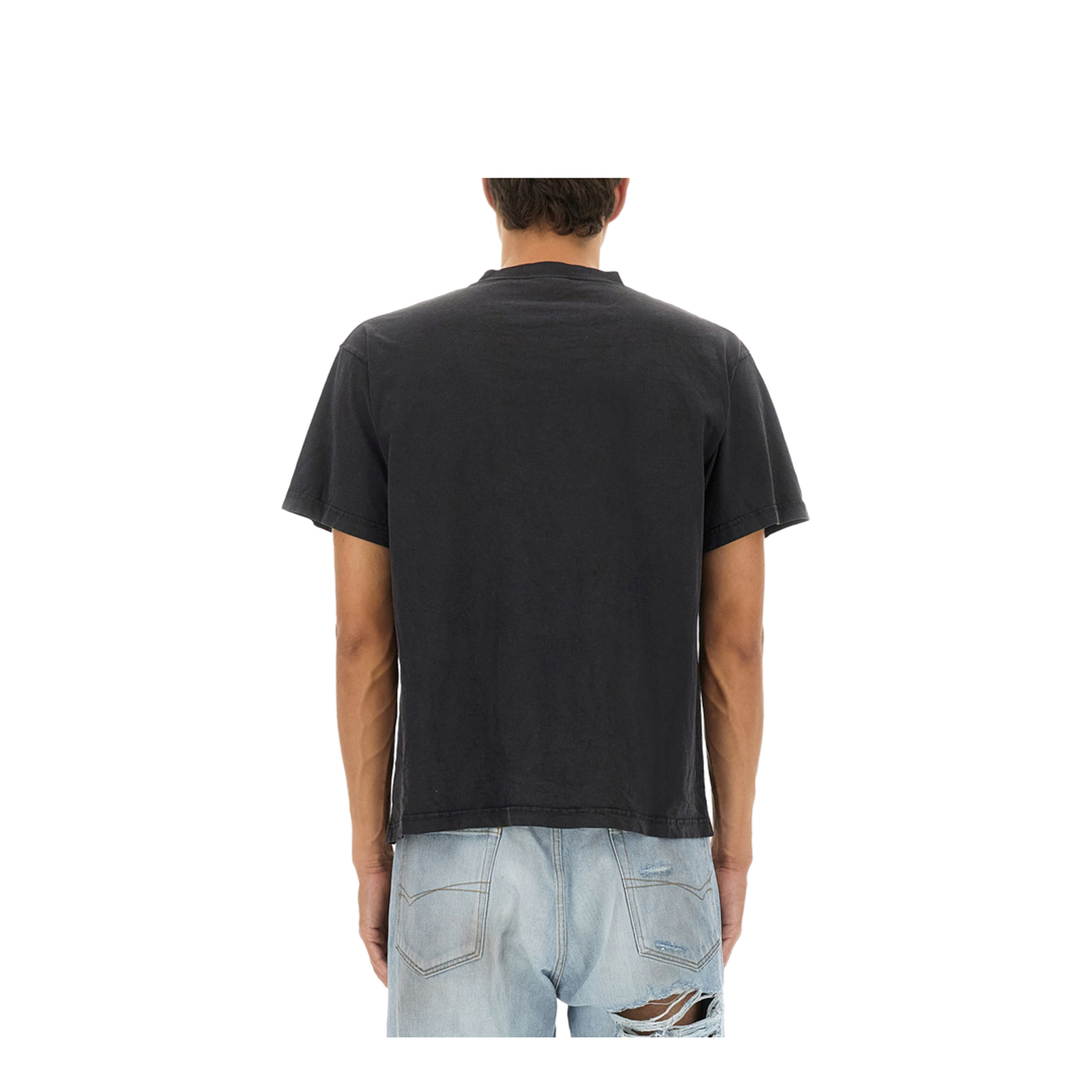 Standard T-Shirt Regular Fit in Black Faded