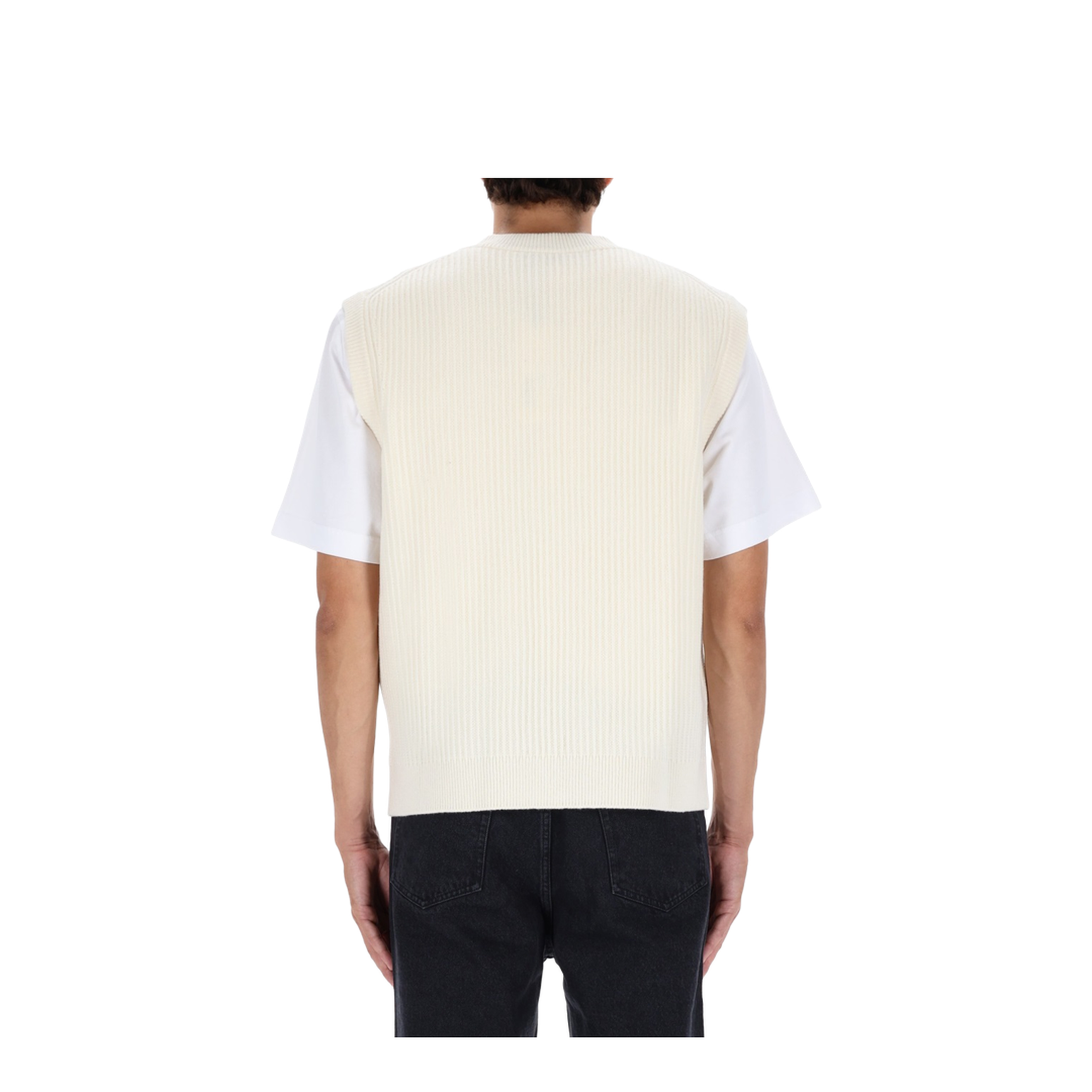 Ribbed Vest with Fox Patch