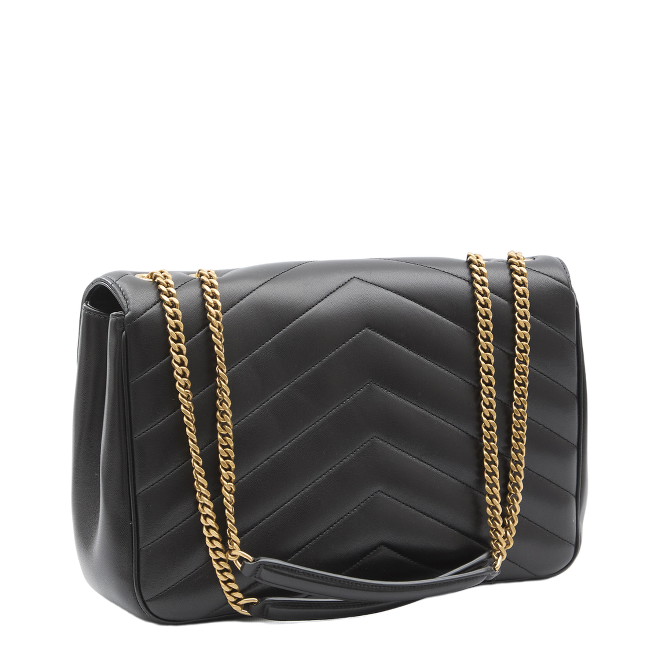 LOULOU Large in Matelassé Lambskin