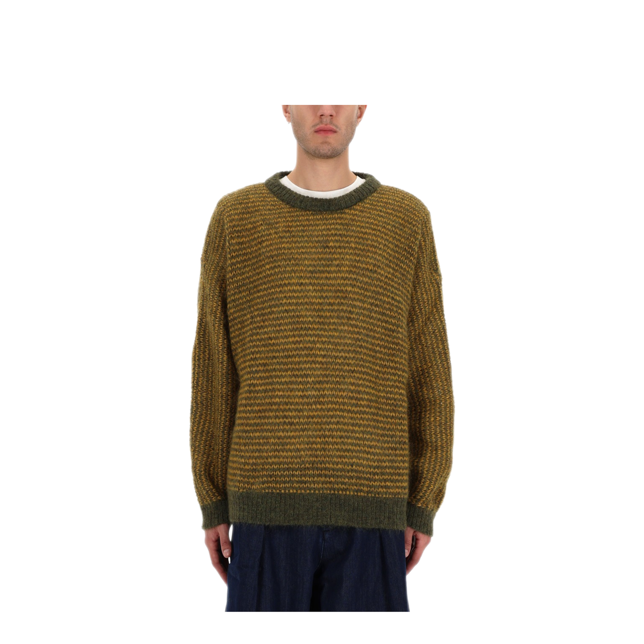 MAYFEYR - YMC - Black Palm Sweater - P8ZAJYELLOWGREEN