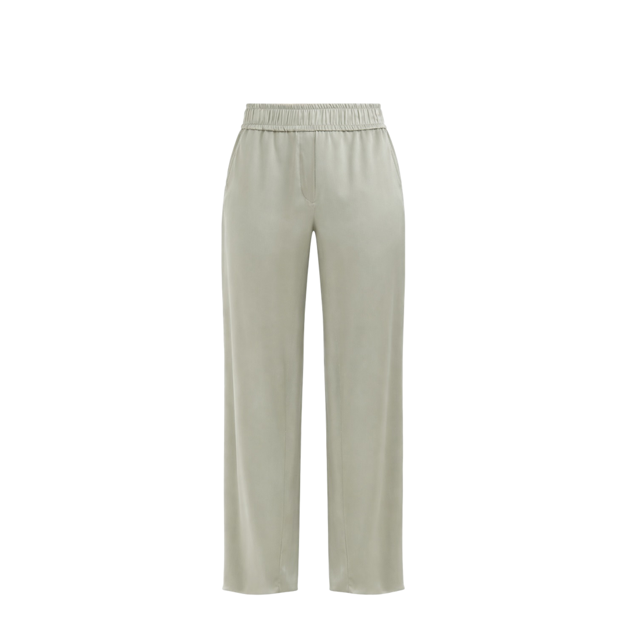 Elastic-Waistband Palazzo Pants