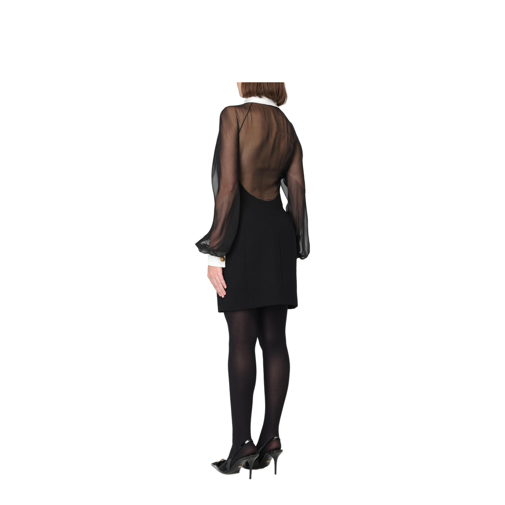 Dress with Transparent Back