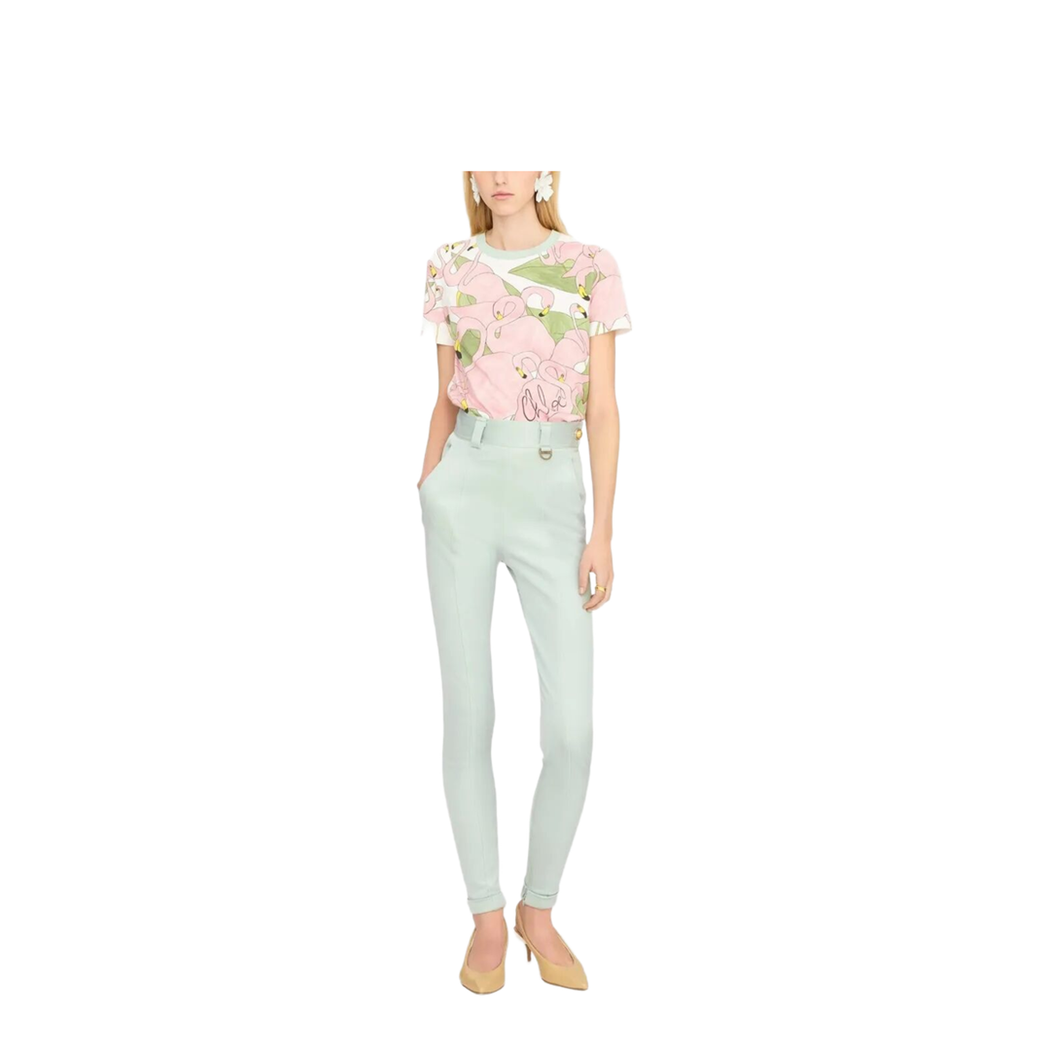 MAYFEYR - Chloè - Baby Fit Logo T-Shirt In Cotton Jersey - CH26UJH08287