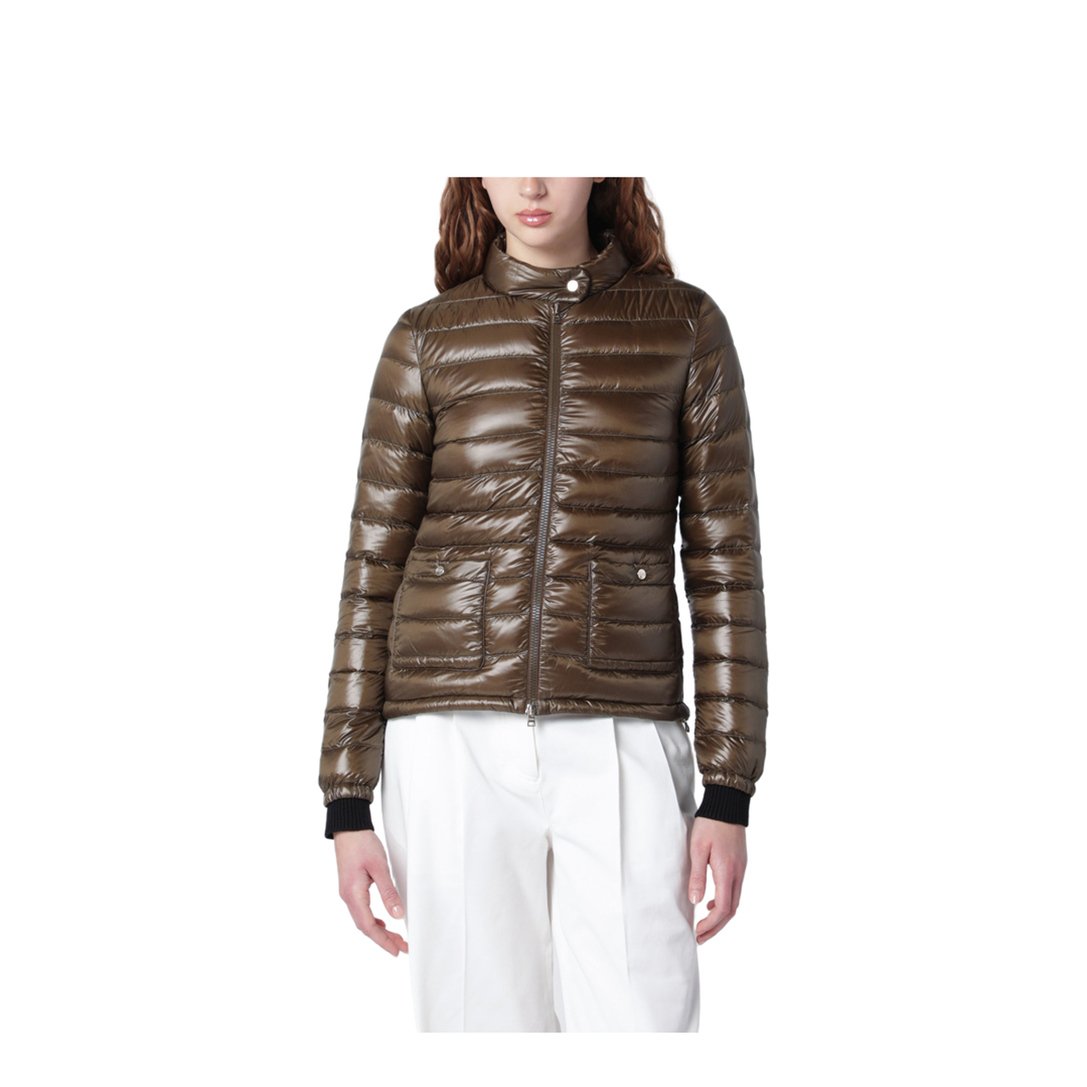 Military Green Ultralight Nylon Bomber Jacket