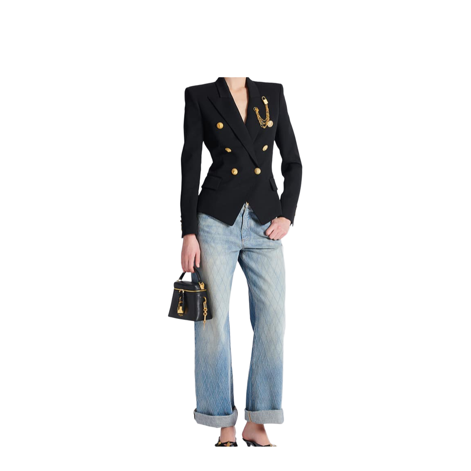 Pulse Vanity Calfskin Leather Bag