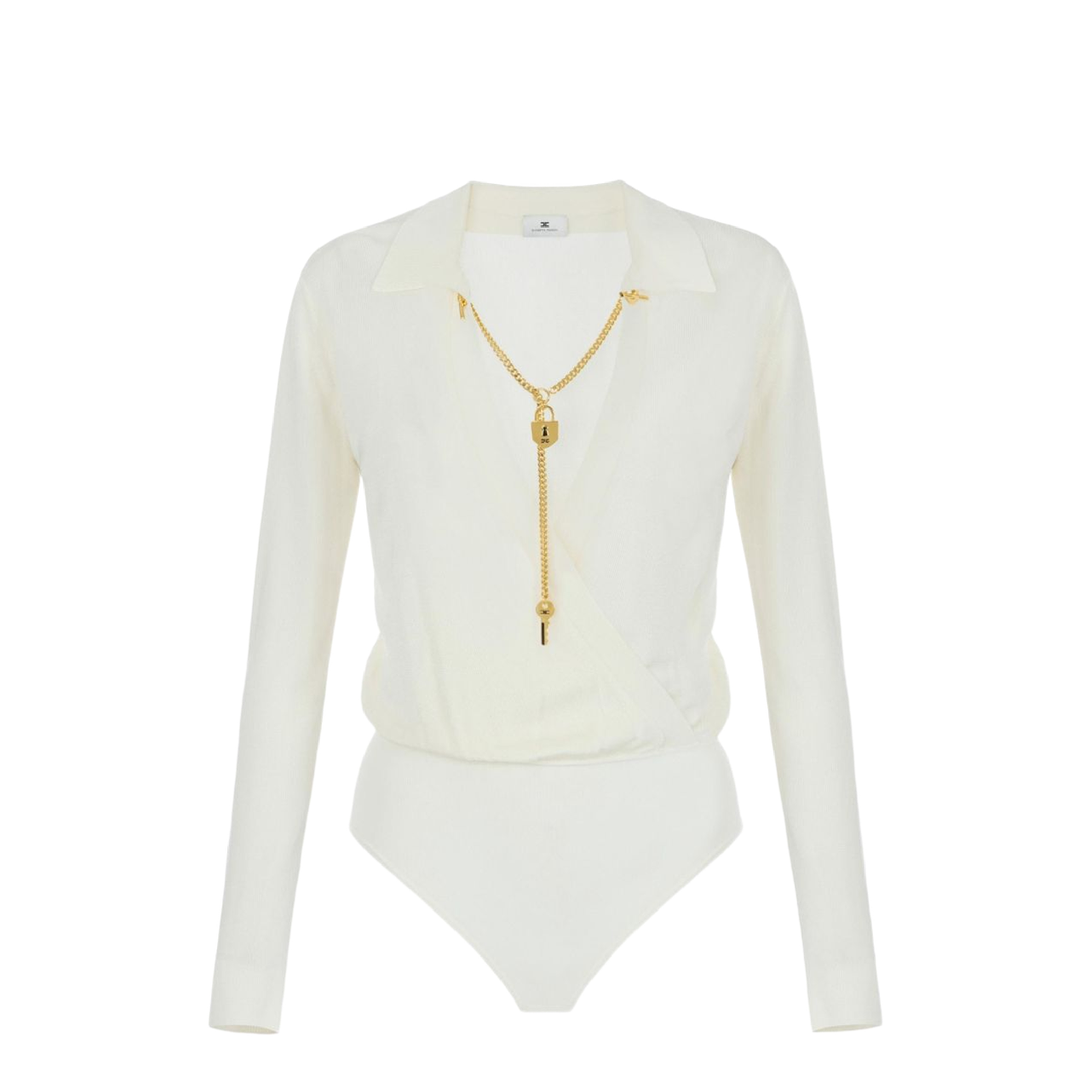 MAYFEYR - Elisabetta Franchi - Top White - BK03S66E2193