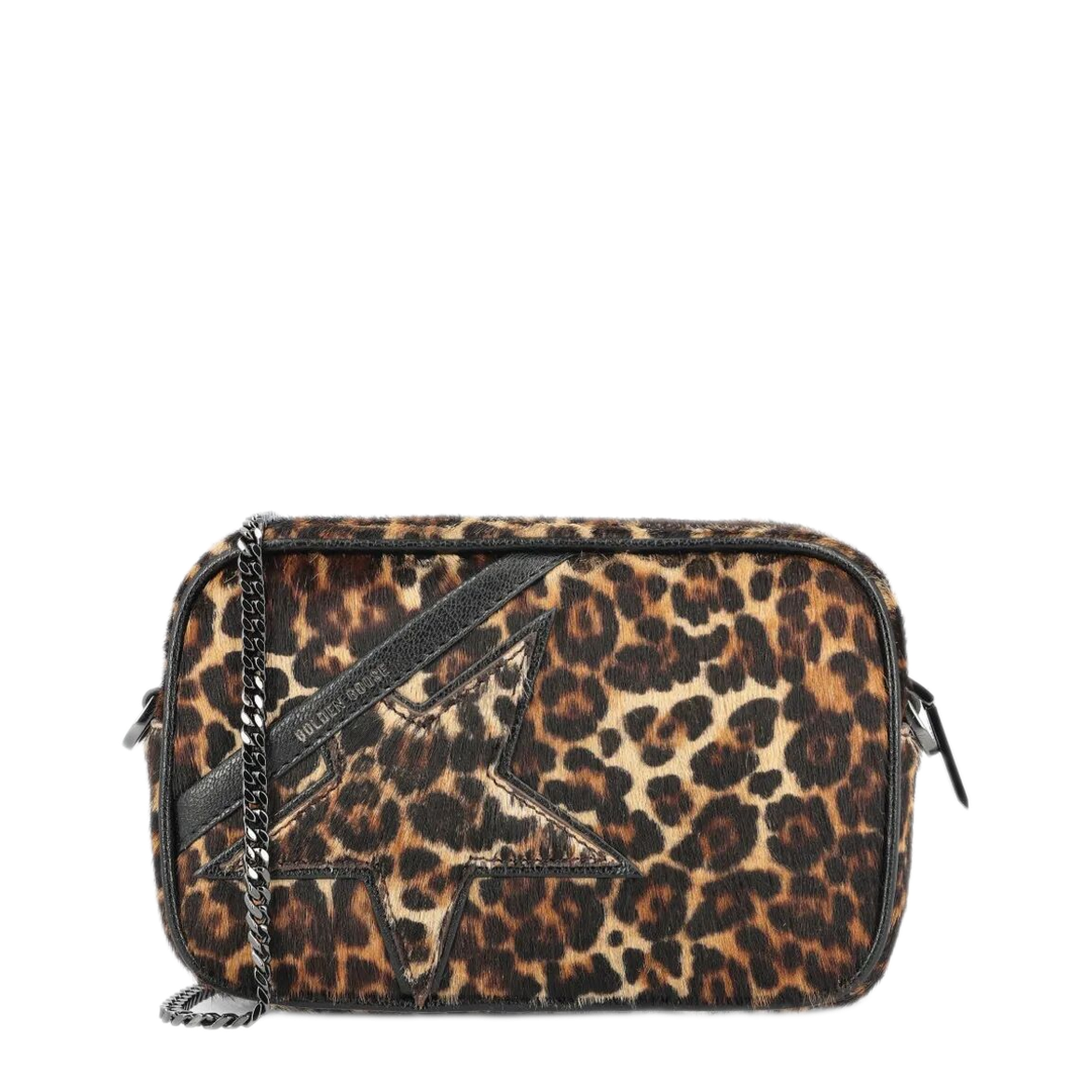 MAYFEYR - Golden Goose - Mini Star Bag In Animal-Print Pony Skin With Tone-On-Tone Star - GWA00228A000789