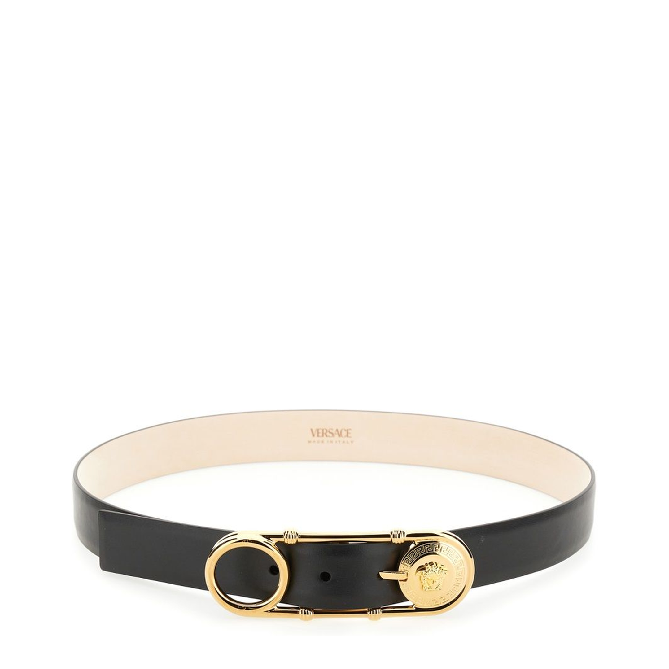 Leather Belt with Buckle