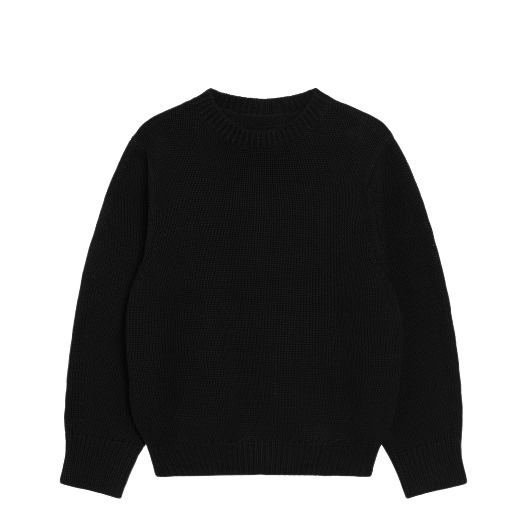 MAYFEYR - Toteme - Oversized Crewneck Sweater In Black Cotton - 263-WRT0851YA0294001