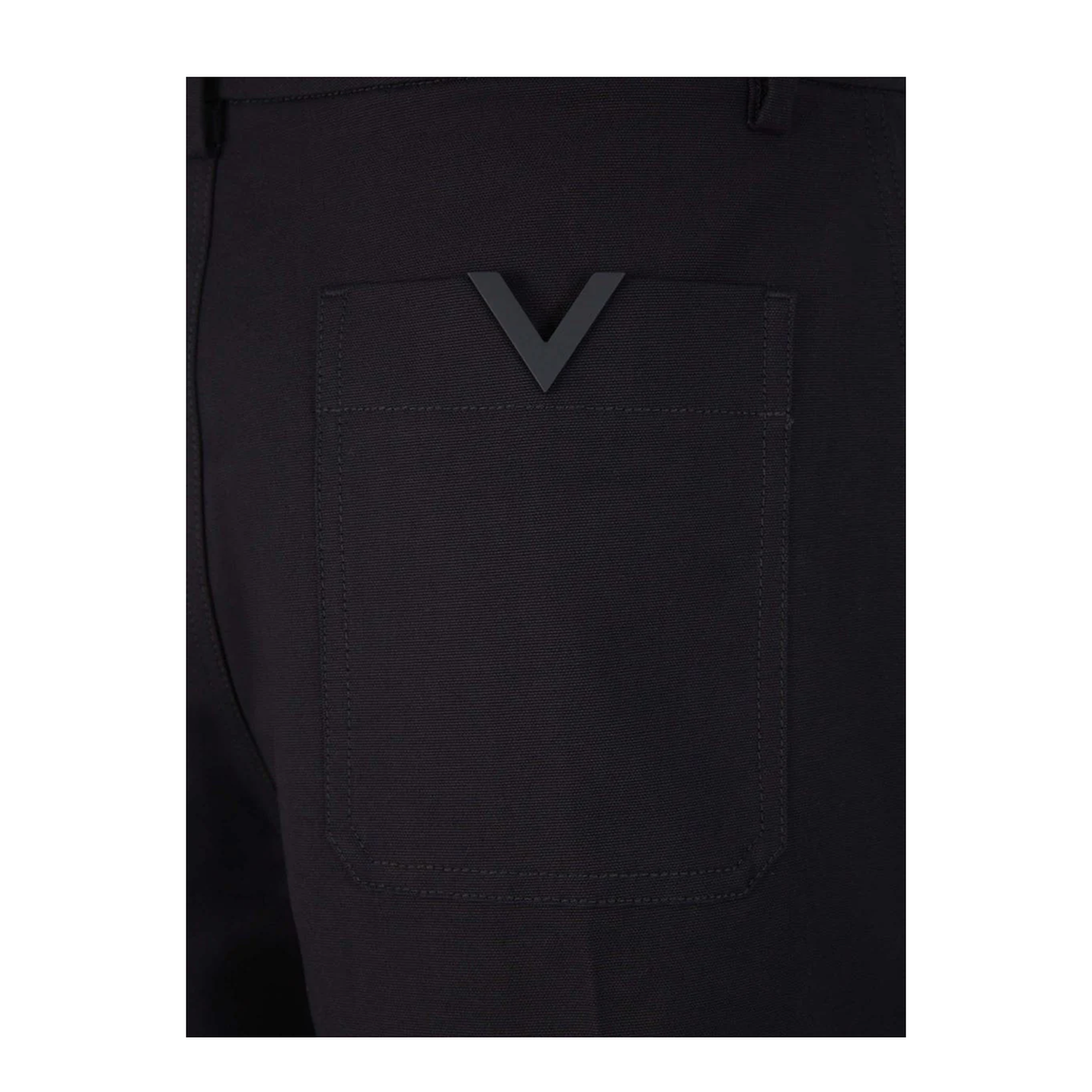 Plain Cotton Bermuda Shorts