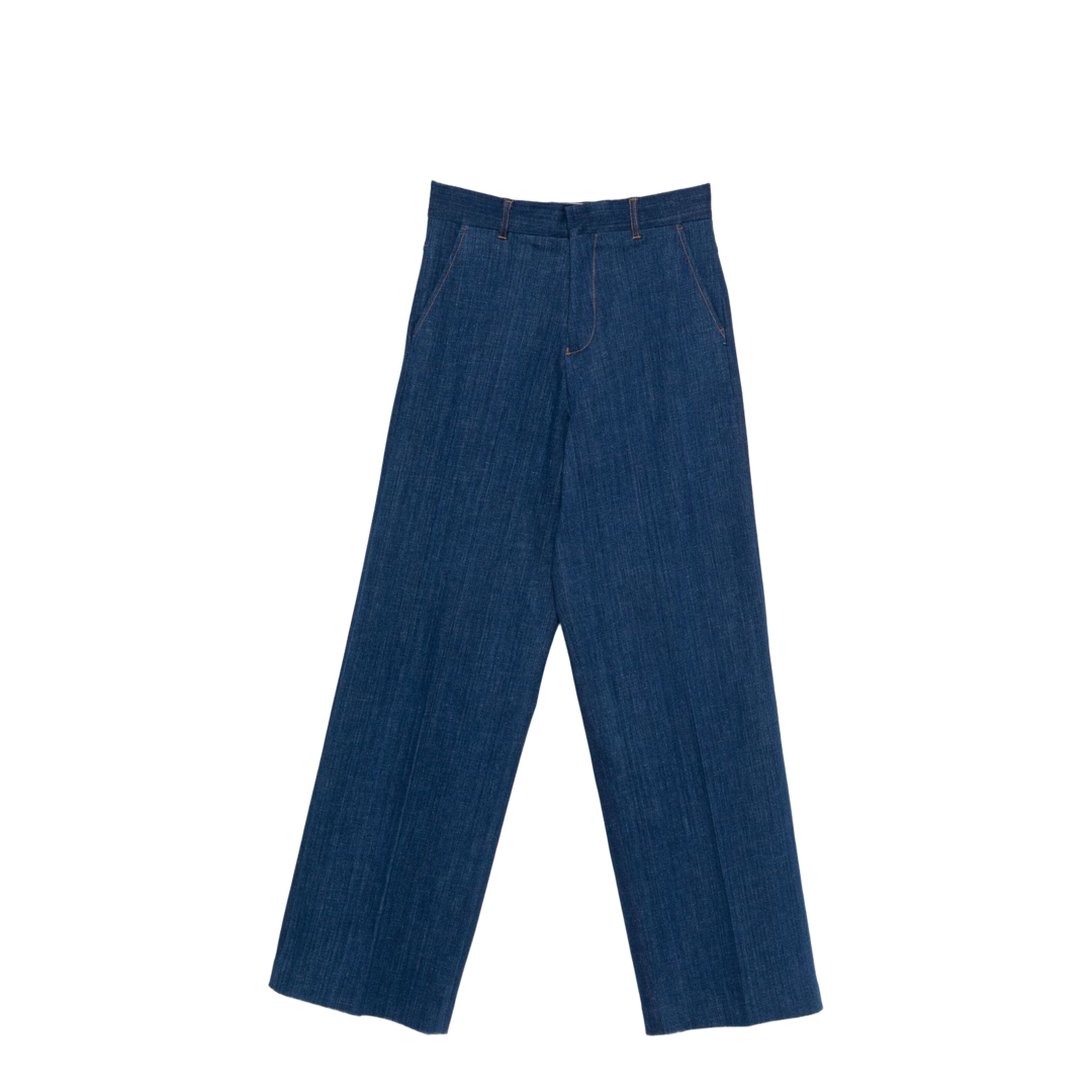 Denim Cotton Jeans In Blue
