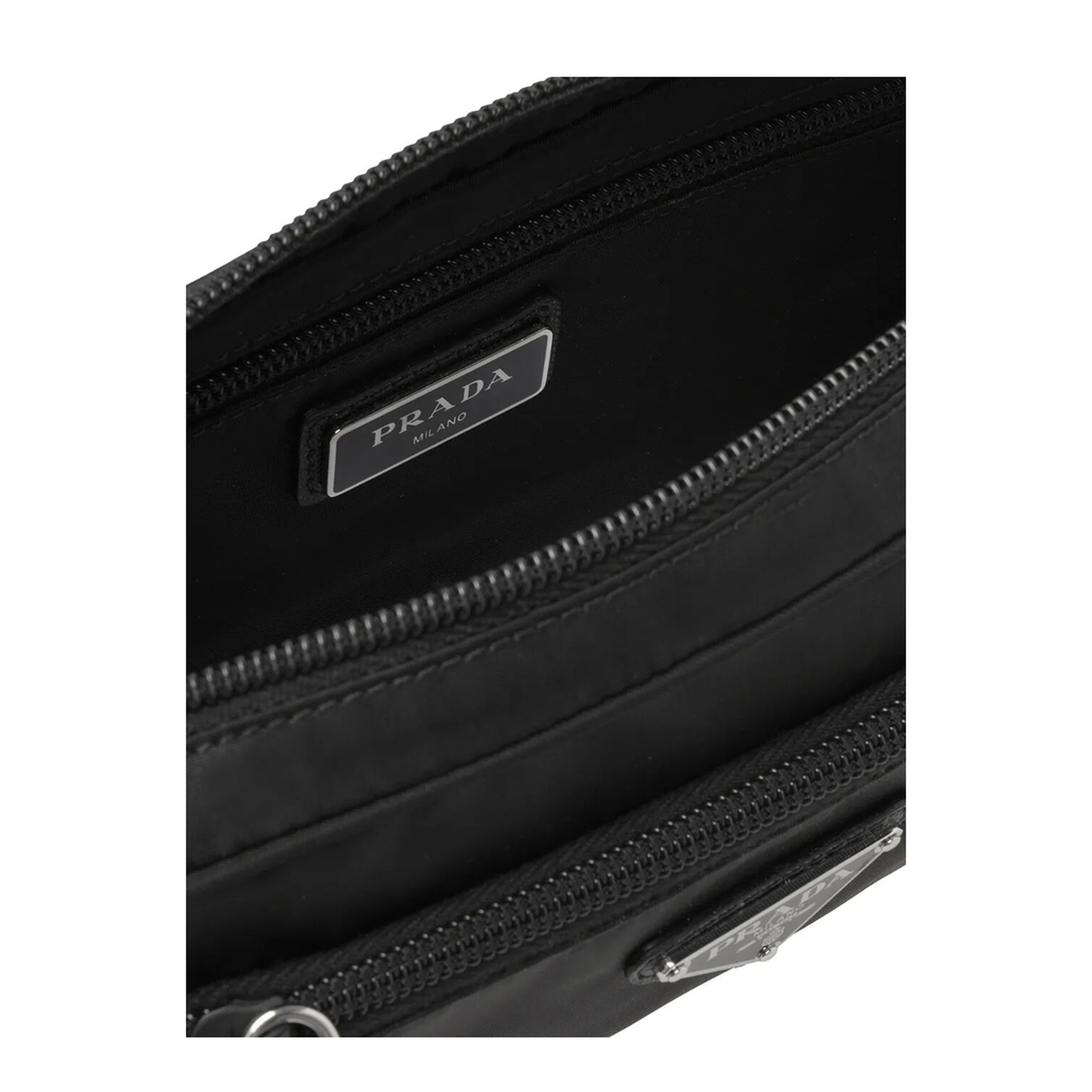 MAYFEYR - Prada - Re-Nylon And Saffiano Leather Belt Bag - 2VL977VWOO2DMG