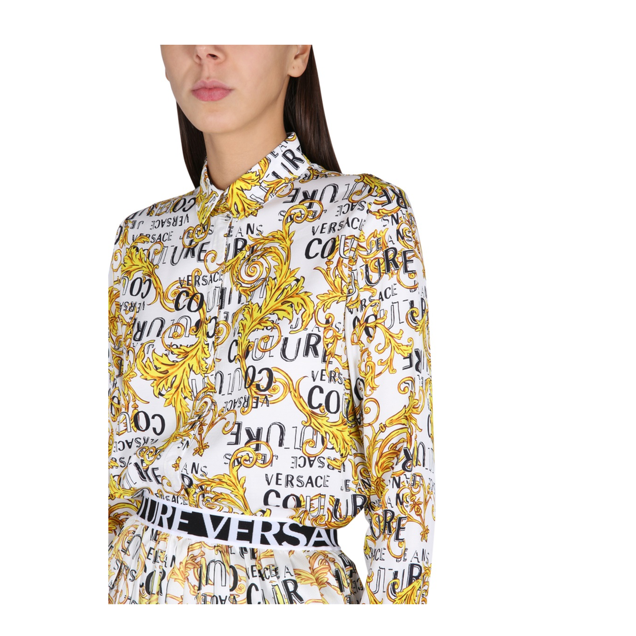 MAYFEYR - VERSACE JEANS COUTURE - Baroque Patterned Shirt - 74HAL201NS219G03