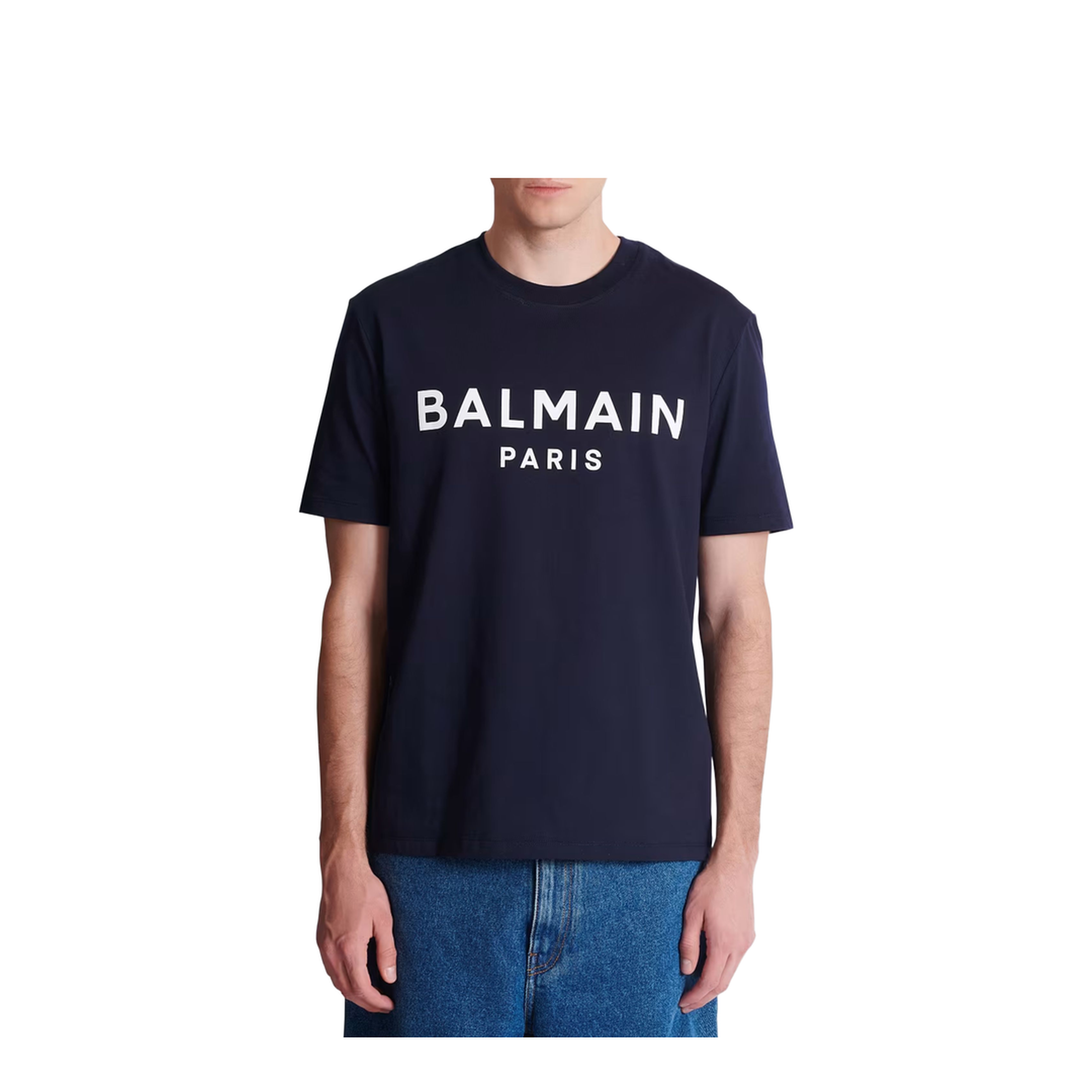 Logo Print T-Shirt Navy