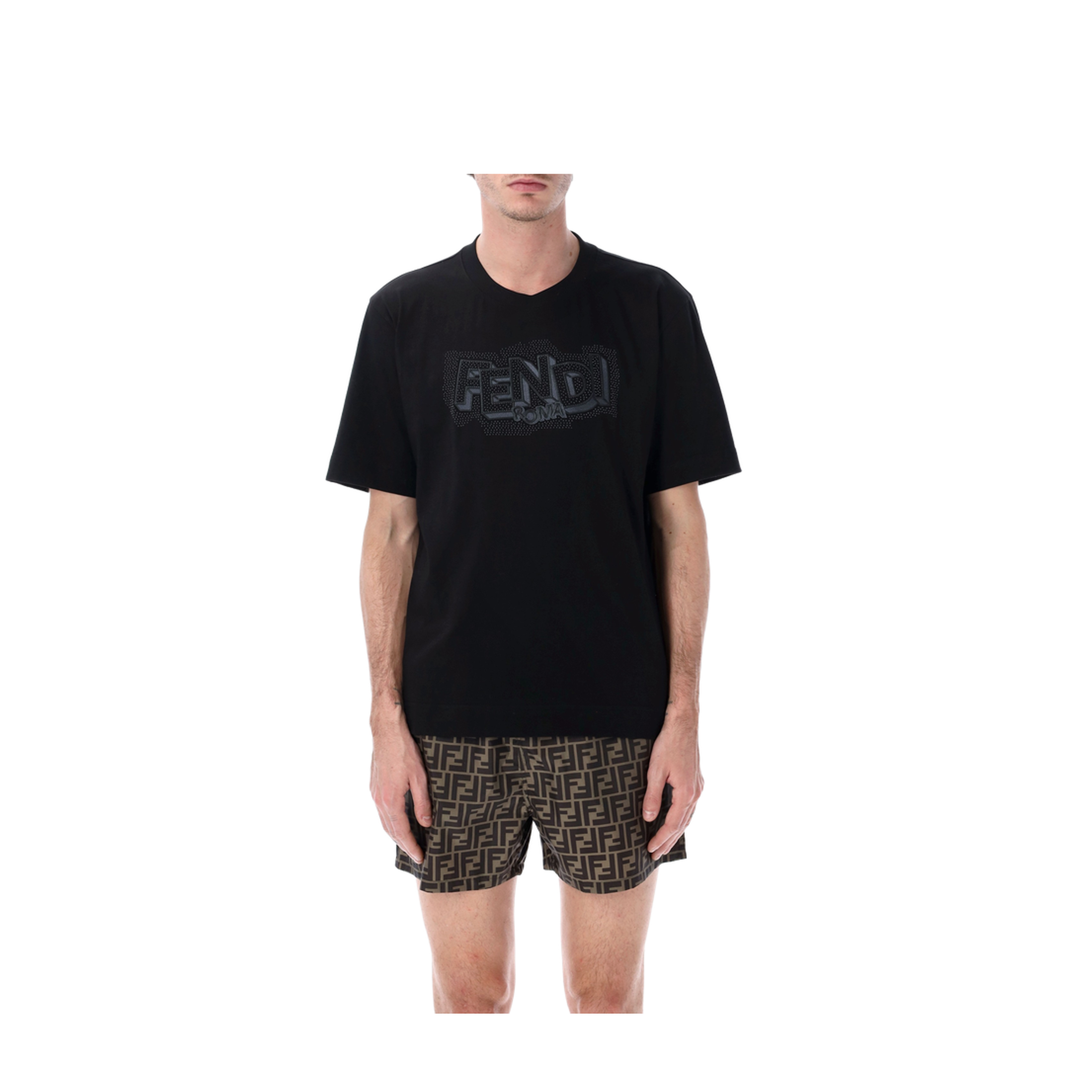 MAYFEYR - Fendi - T-Shirts And Polos Black - FY0936AW0WF0QA1