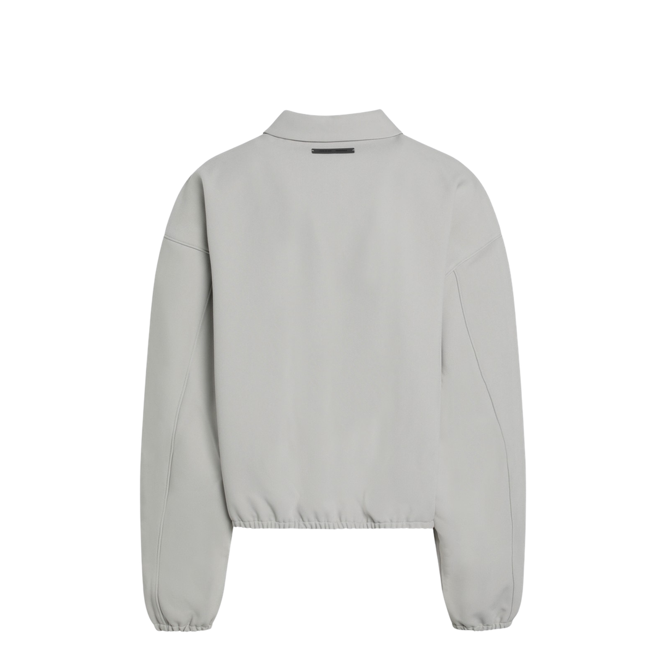 Light Grey Nylon Track Jacket