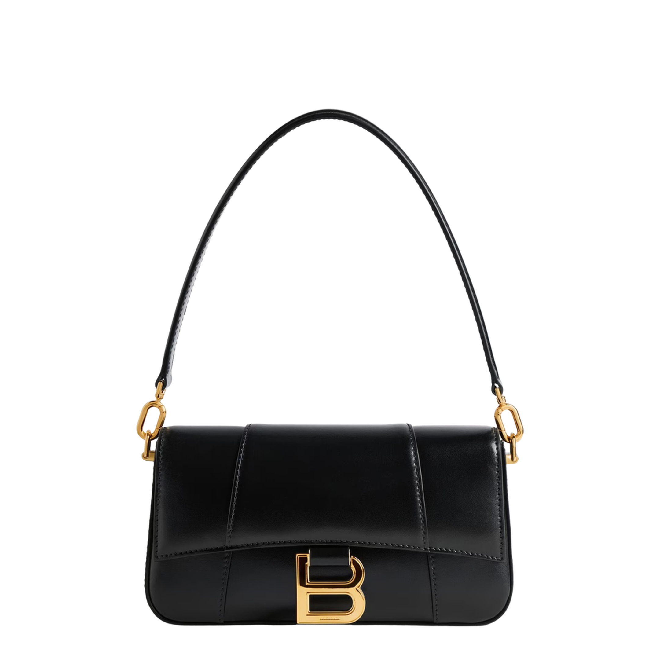 Sling Hourglass Bag in Black