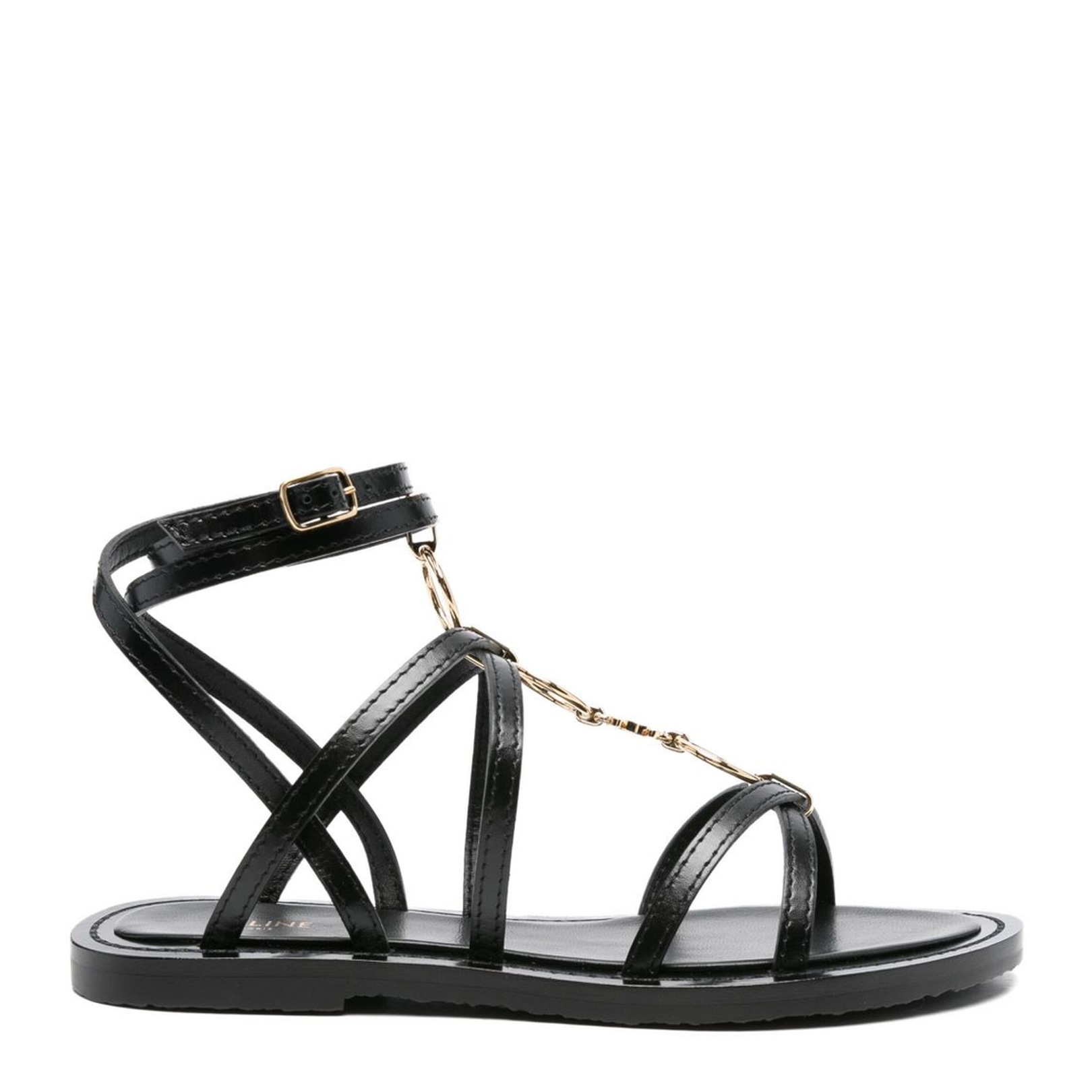 Strappy Jewel Sandal in Calfskin