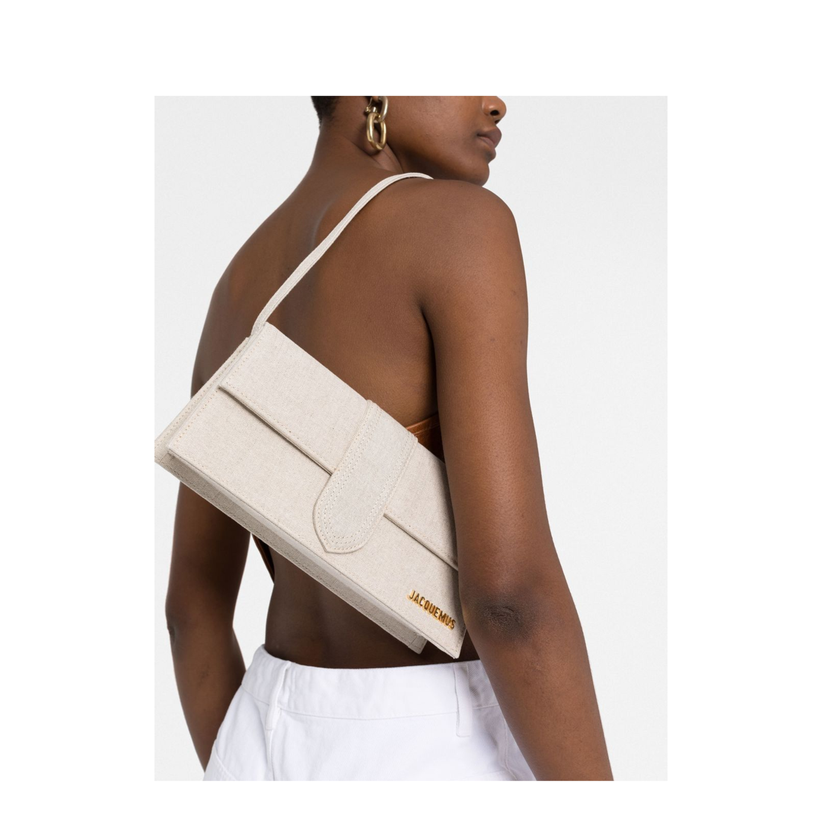 Le Bambino Linen Shoulder Bag