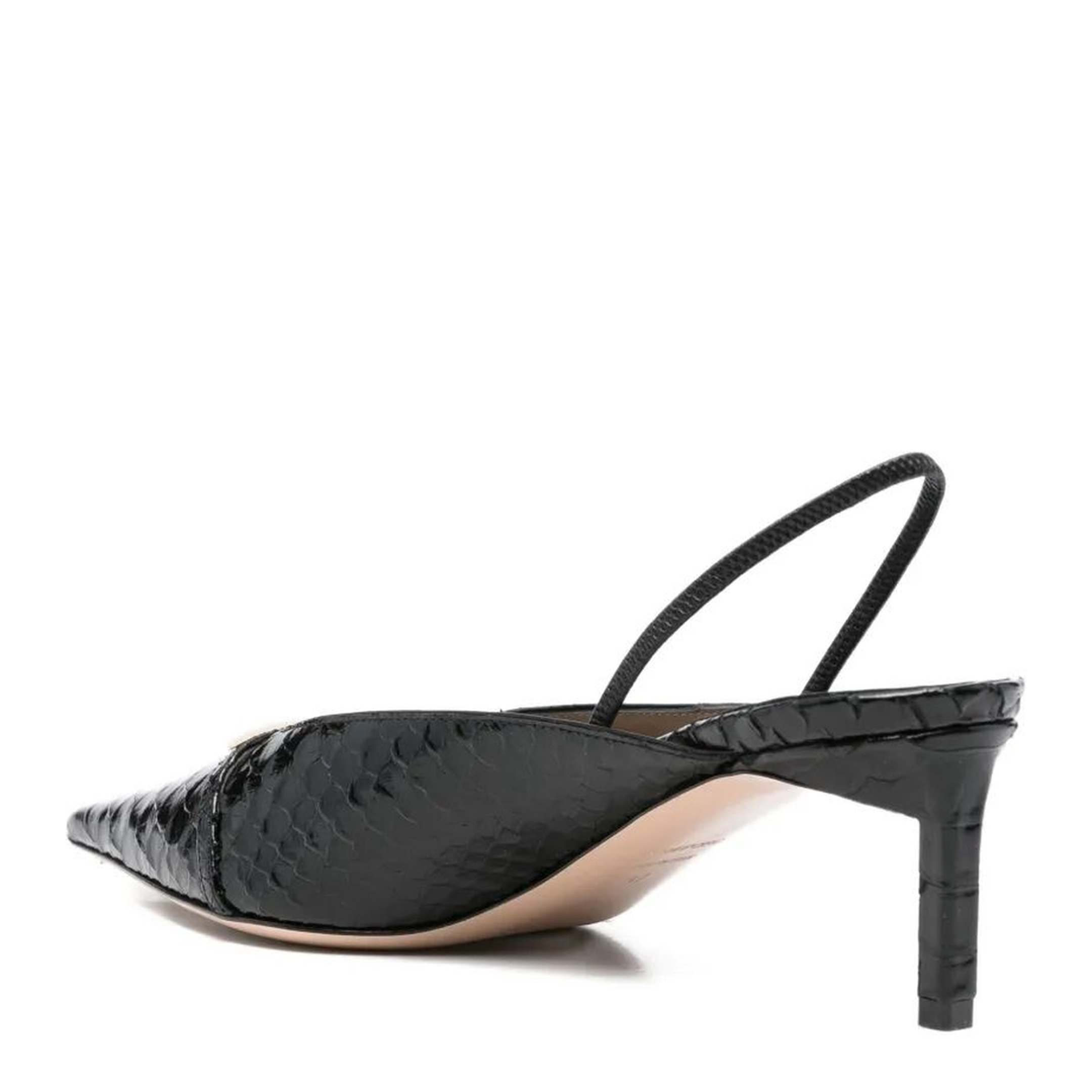 MAYFEYR - Tom Ford - Julienne Semi Shiny Python-Effect Leather Slingback Pumps - W3842LCL516P