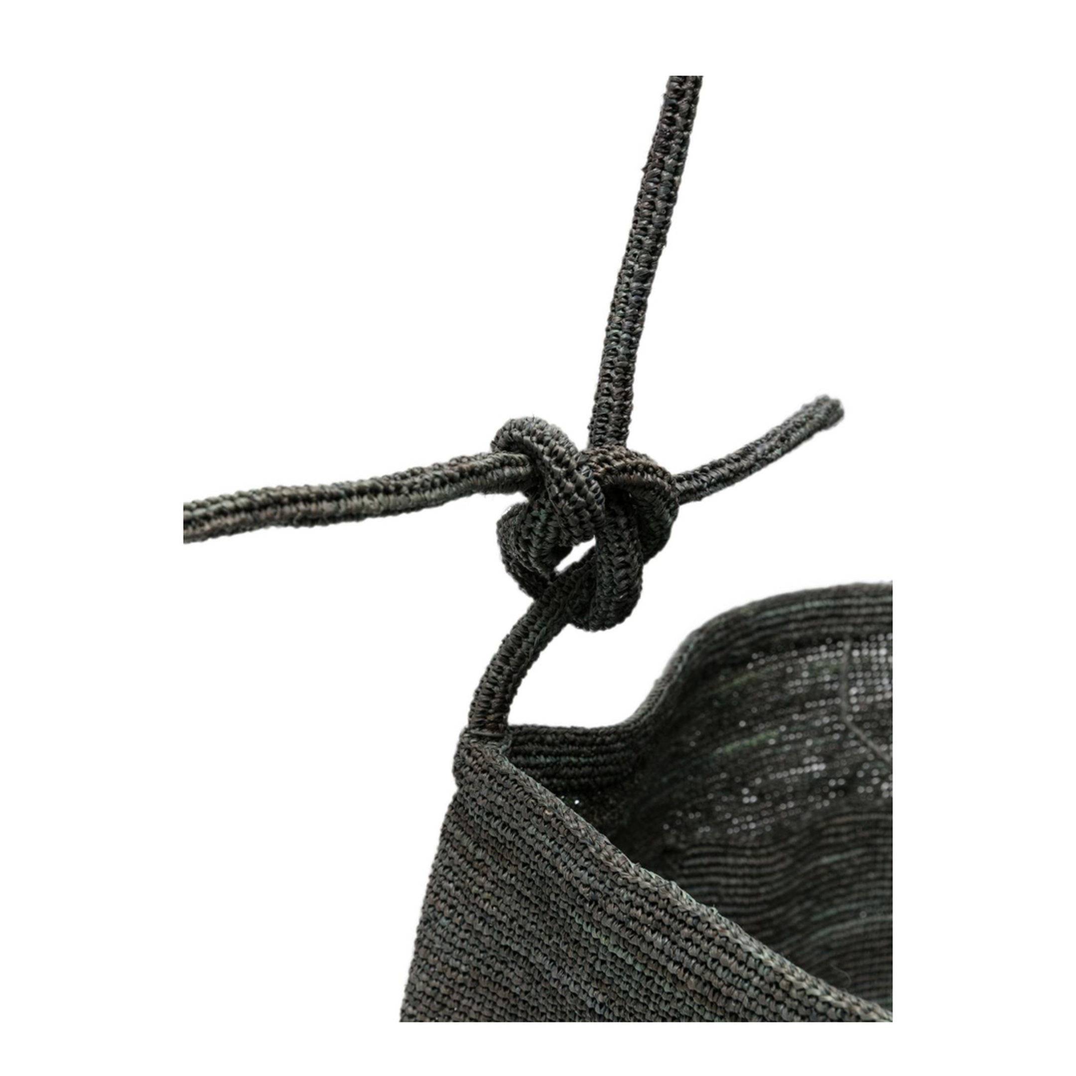 MAYFEYR - Sophie Digard - Dark Grey Woven Effect Shoulder Bag - S147/CRUF/L/RDOUTER