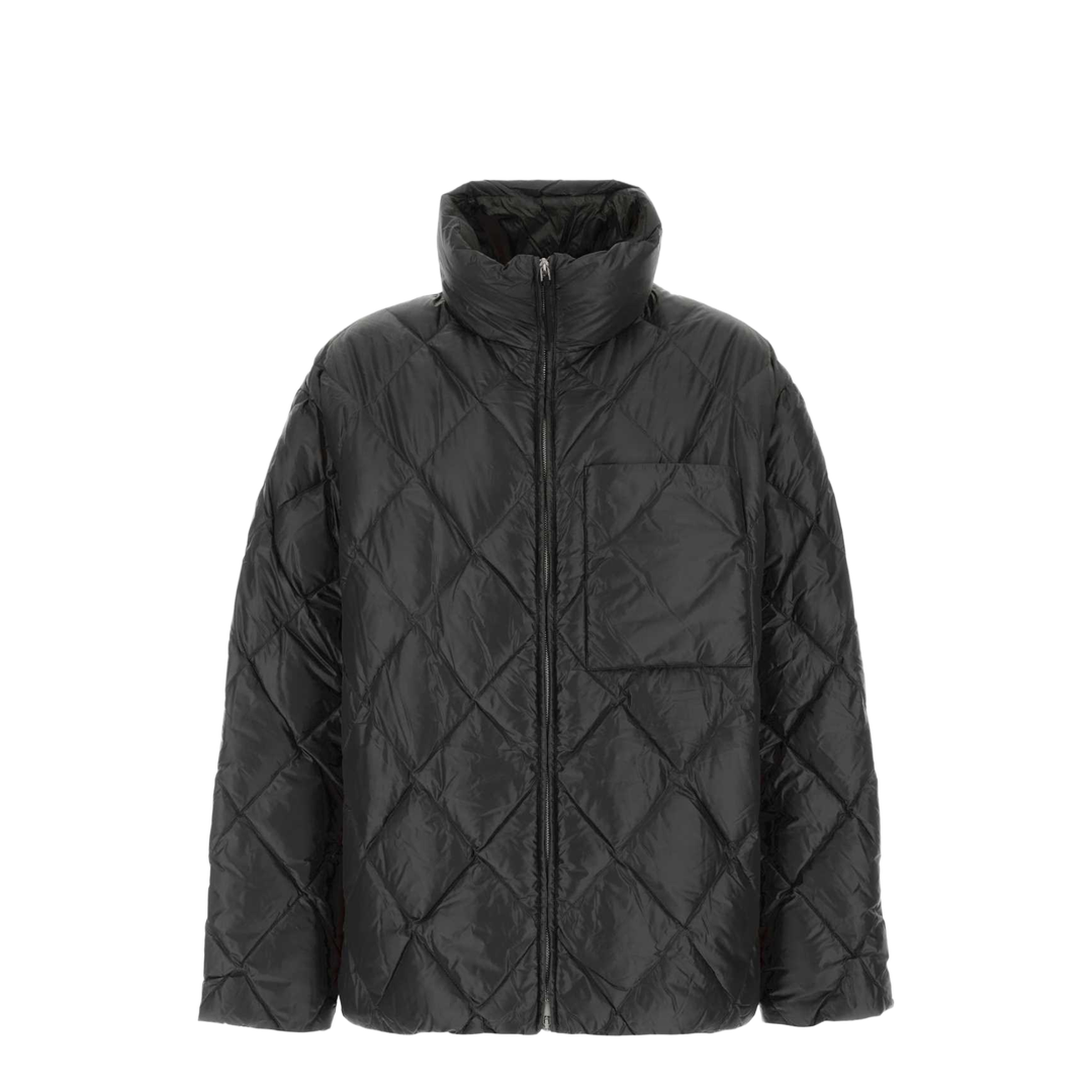 Black Nylon Down Jacket