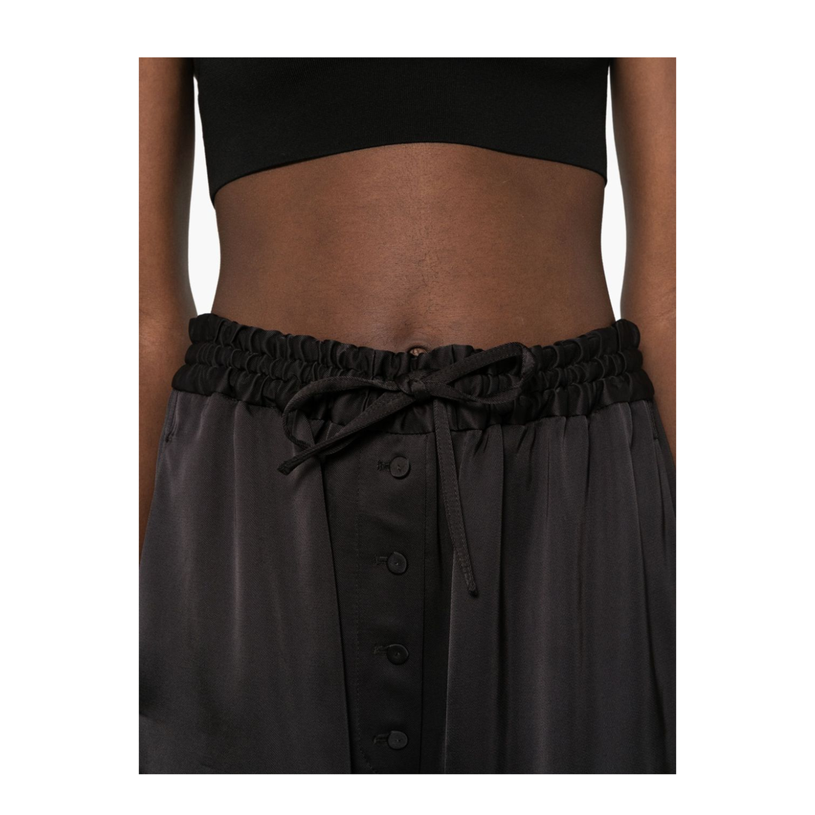 Wide Leg Bermuda Shorts