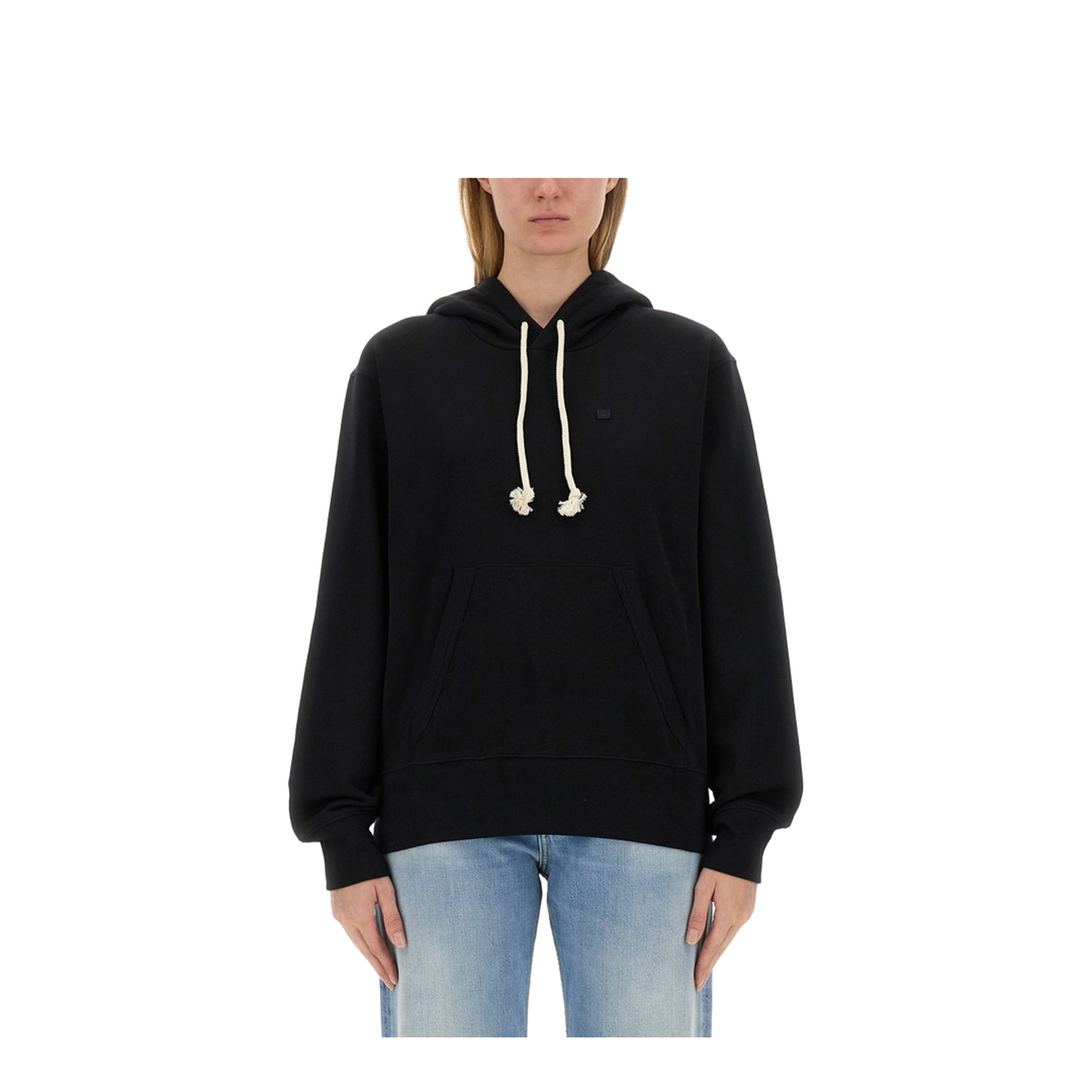 Sweatshirt with Face Patch