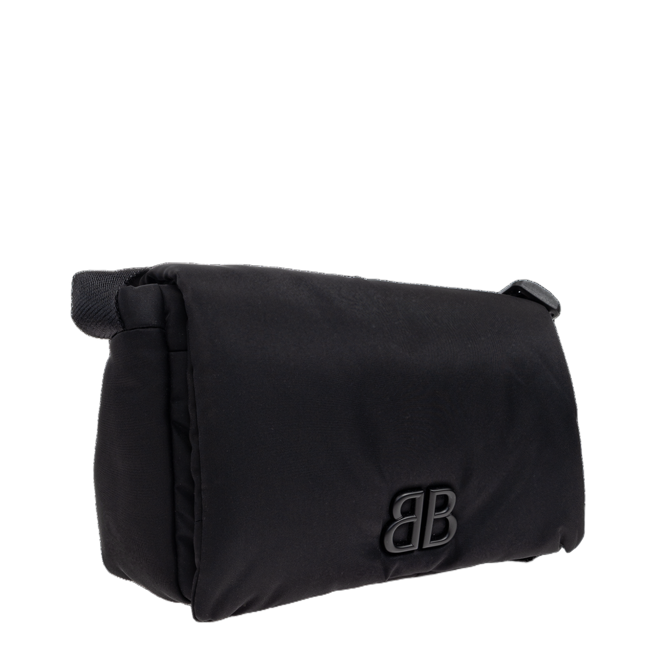 Black Nylon Small Monaco Crossbody Bag