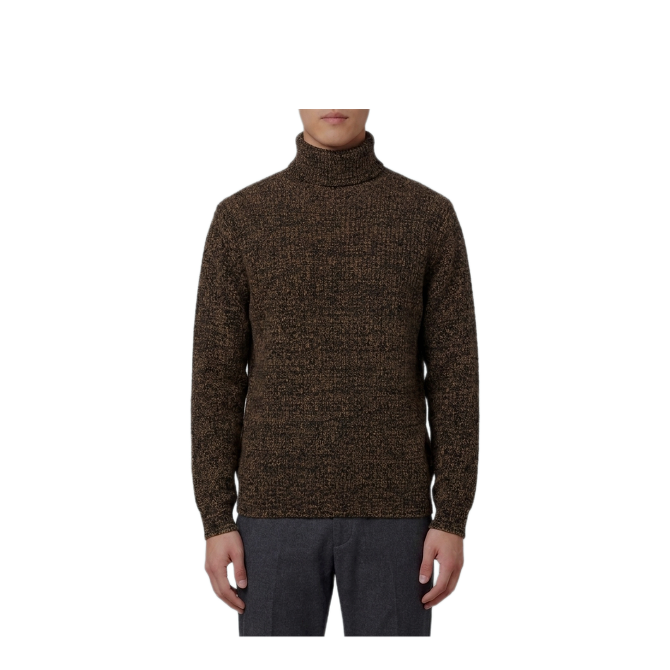 MAYFEYR - Lemaire - Tobacco High-Neck Sweater - PO0054LK1029MU407