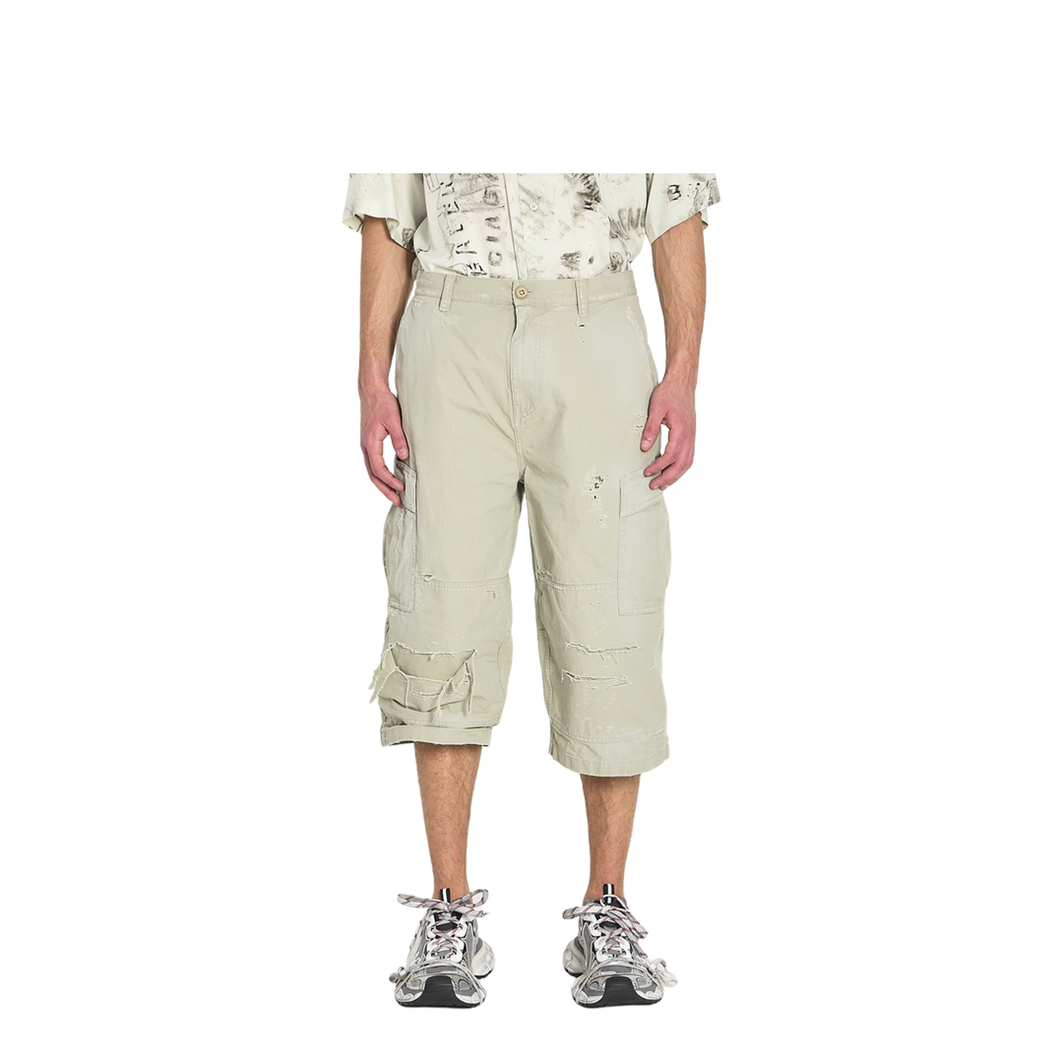 Cropped Cargo Pants