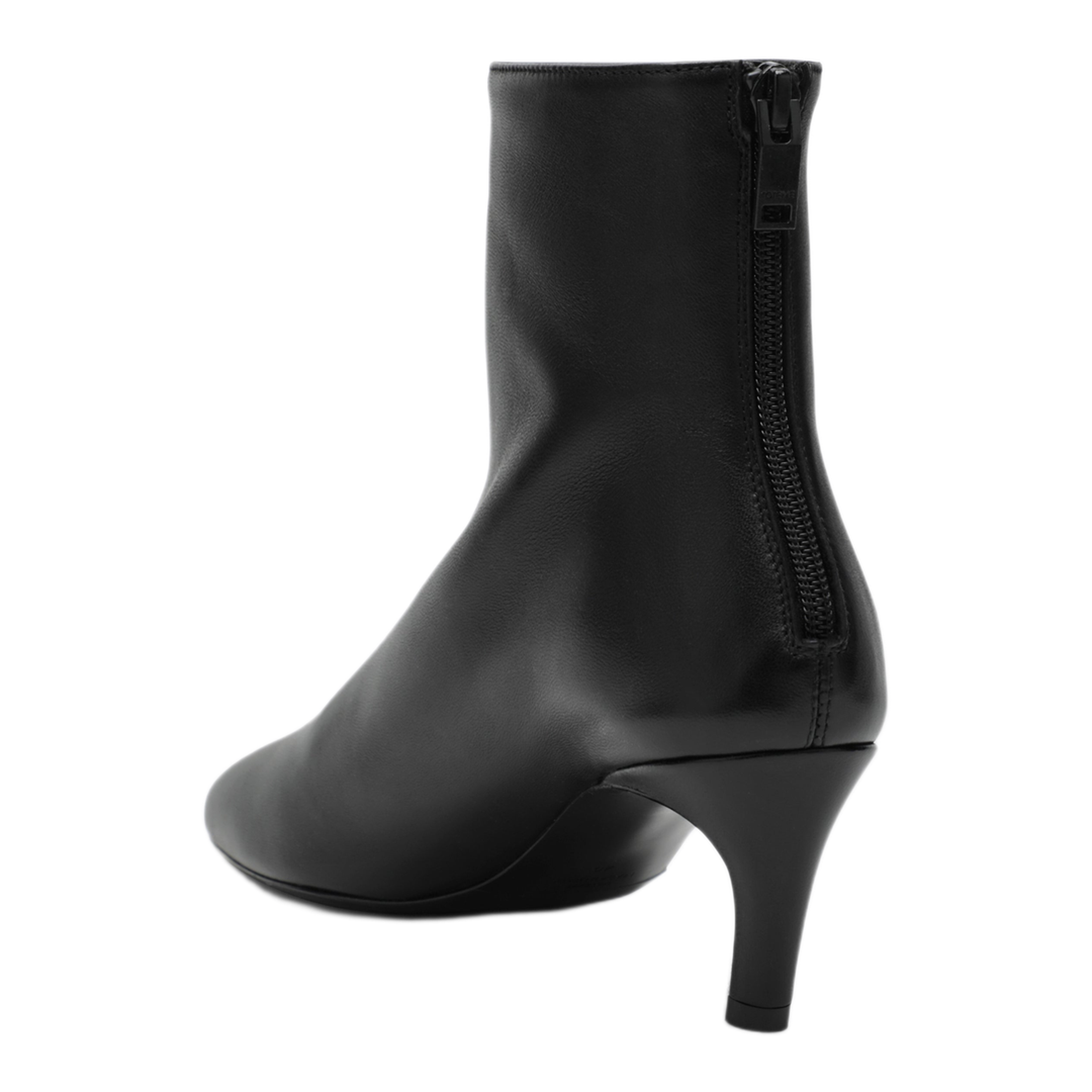 MAYFEYR - Toteme - Nappa Leather Ankle Boots In Black - 263-WAS0354LE0231001