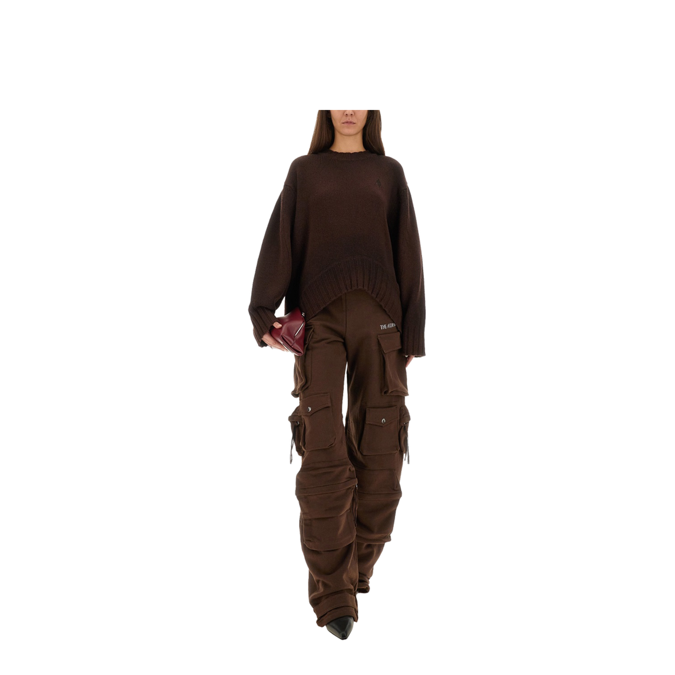 Brown Fern Cargo Pants