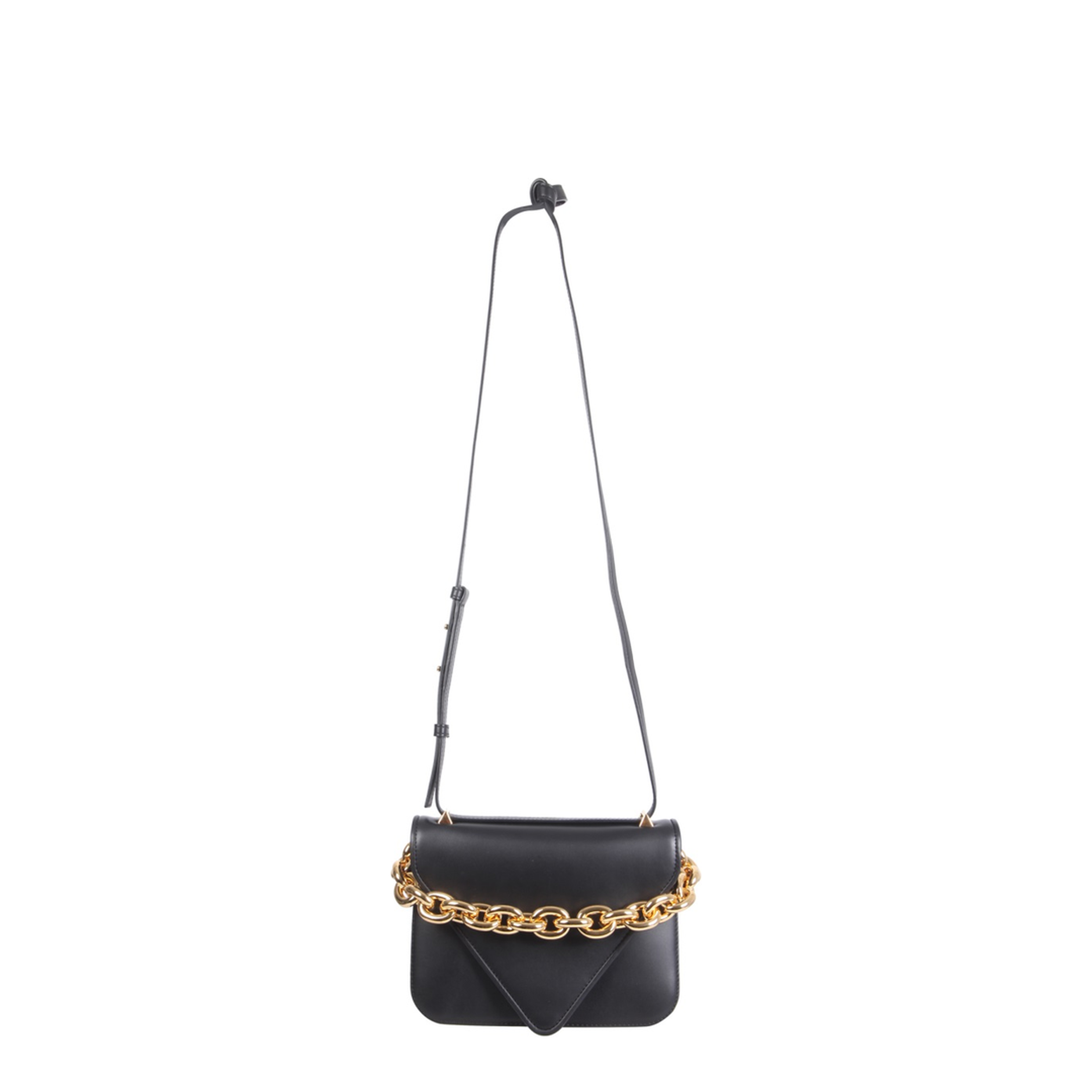 Mount Leather Shoulder Bags - Black