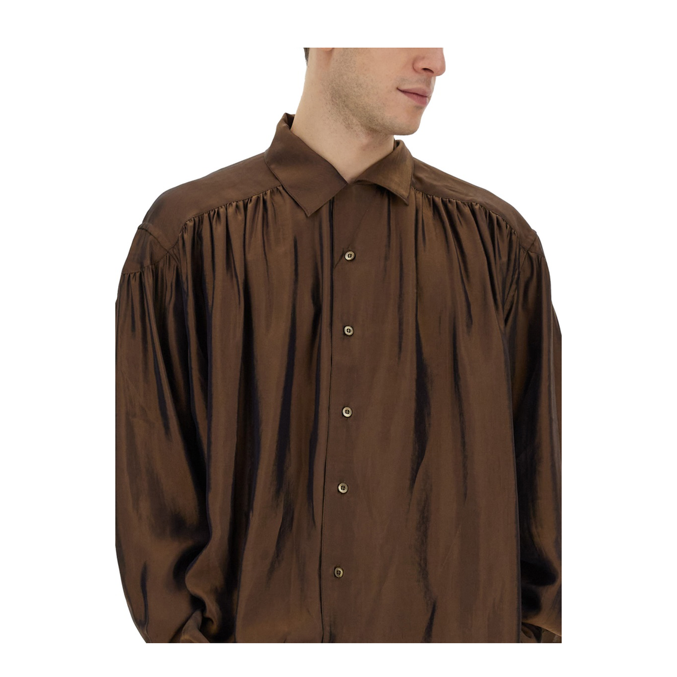 MAYFEYR - AïE - Oversize Shirt - NS943CBROWN