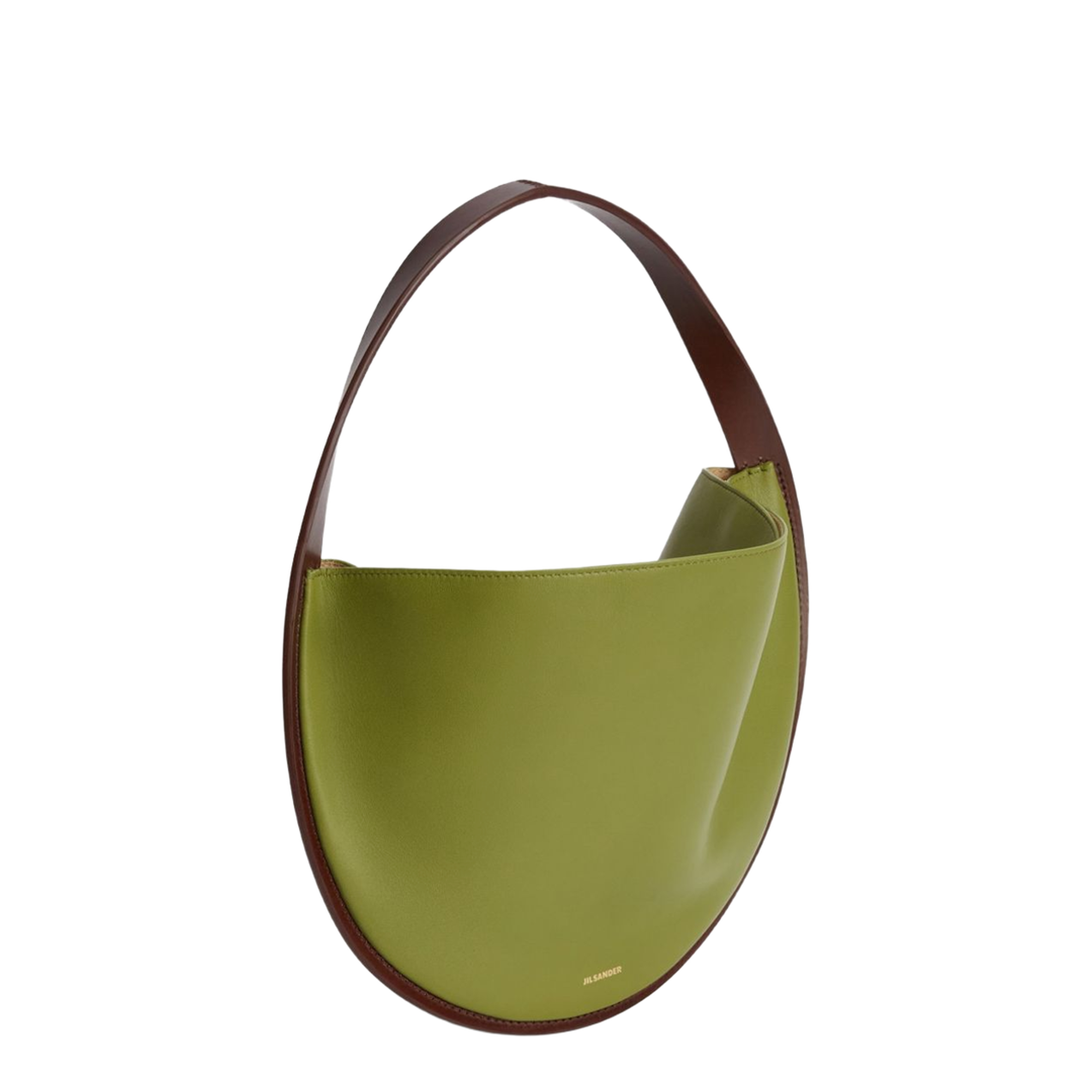 Pivot Leather Hobo Bag - Green