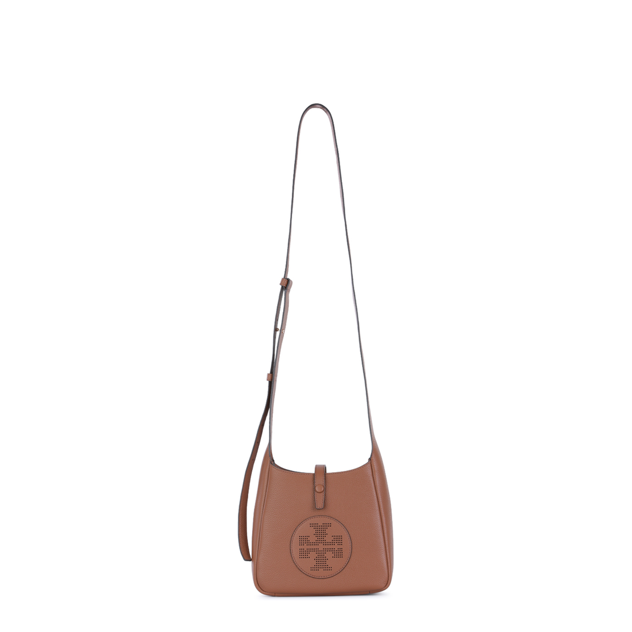 Miller Swing Pebbled Leather Crossbody Bag - Aged Tan