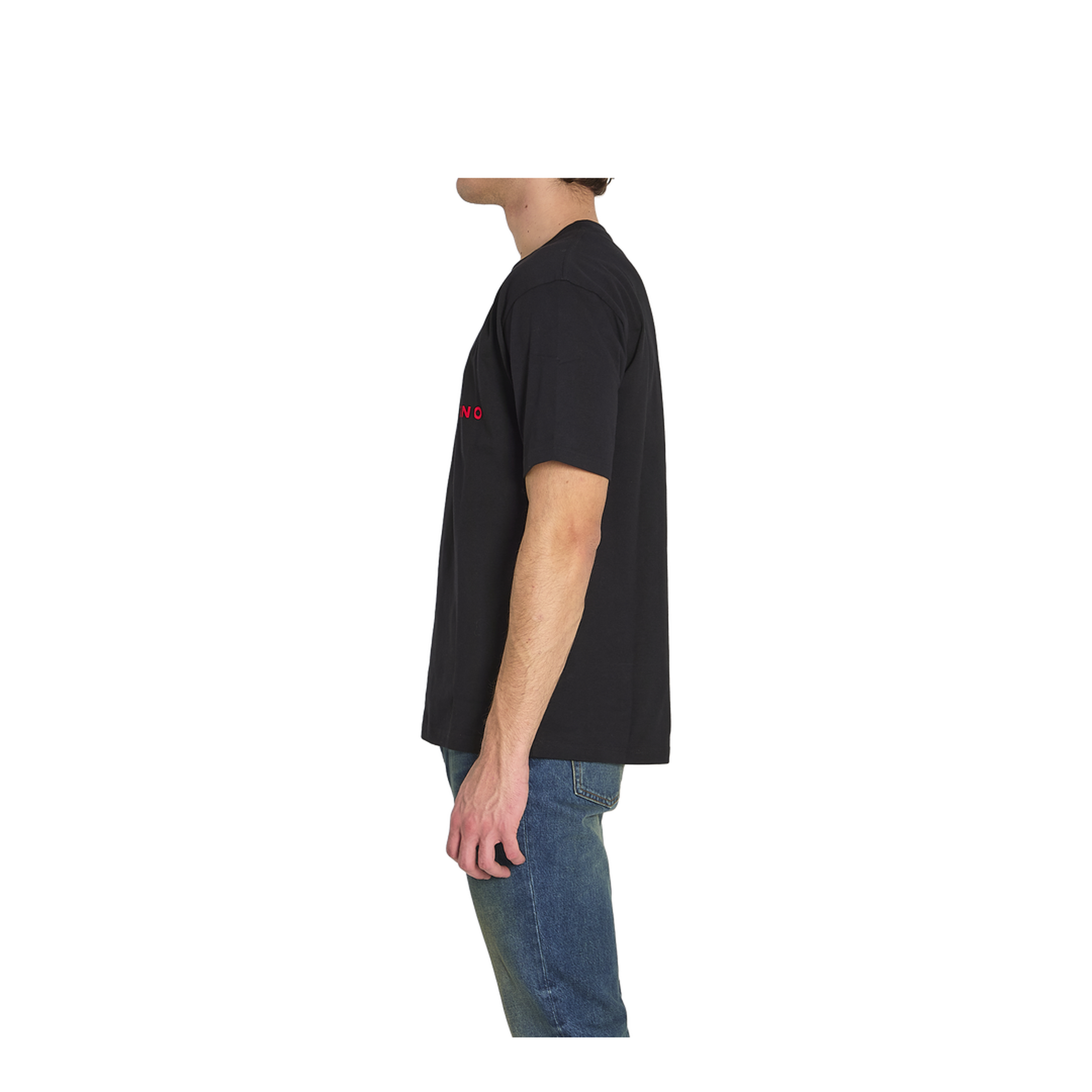 Cotton T-Shirt with Made In Print