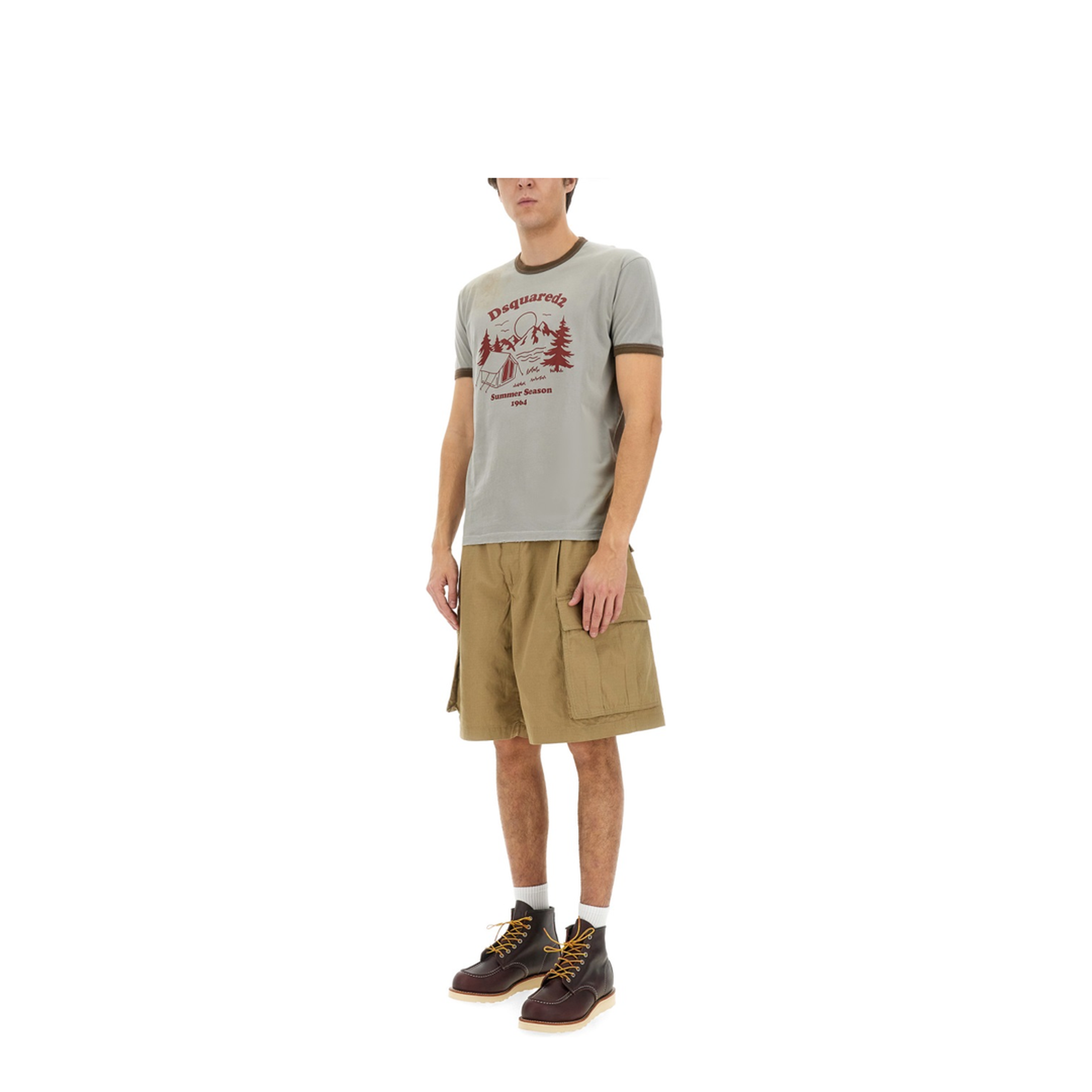 MAYFEYR - Dsquared2 - T-Shirt With Print - S74GD1390D20035850