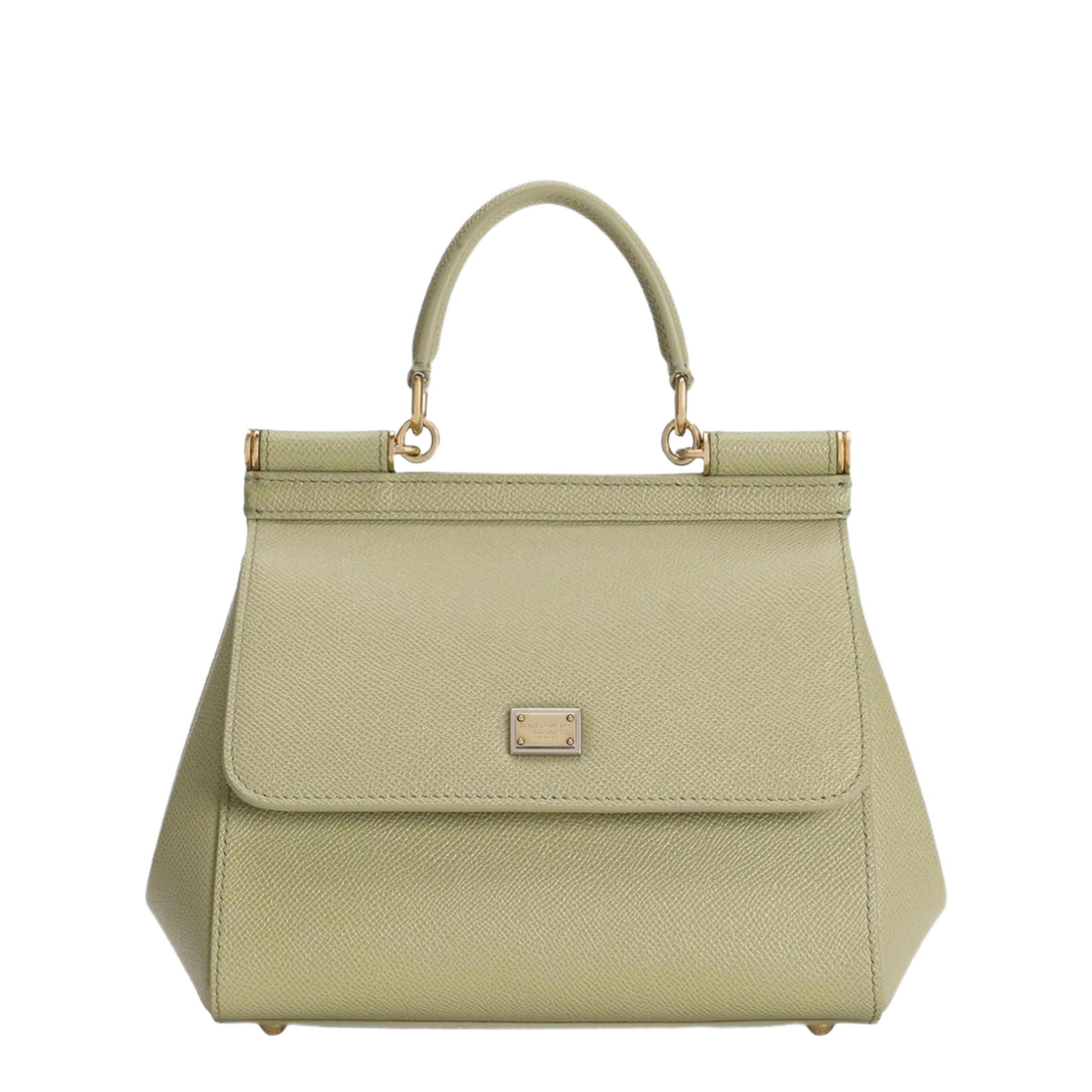 Sicily Medium Calfskin Handbag - Verde
